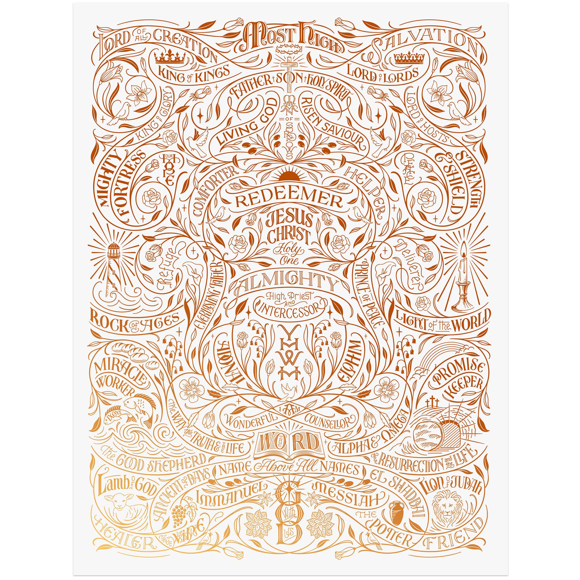 His Name Shall Be Called - Illuminated Edition (Rose Gold)