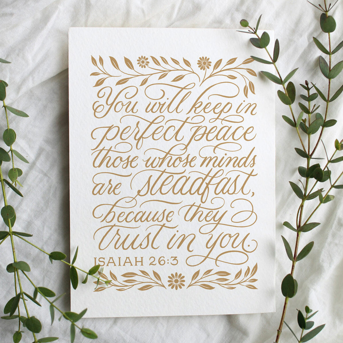 Perfect Peace - Isaiah 26:3