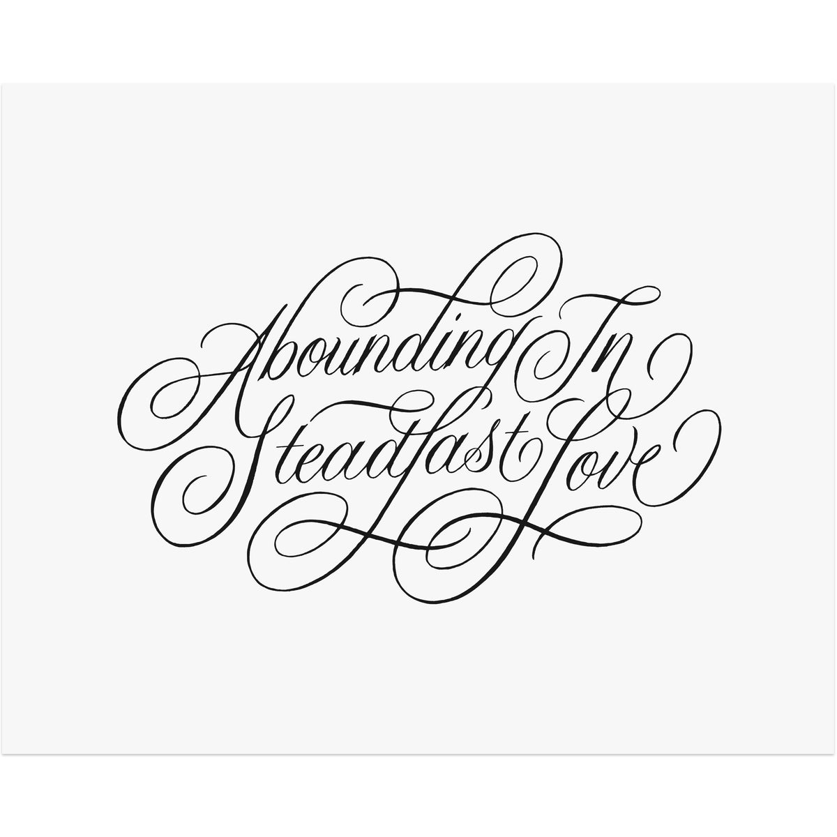 Abounding In Steadfast Love