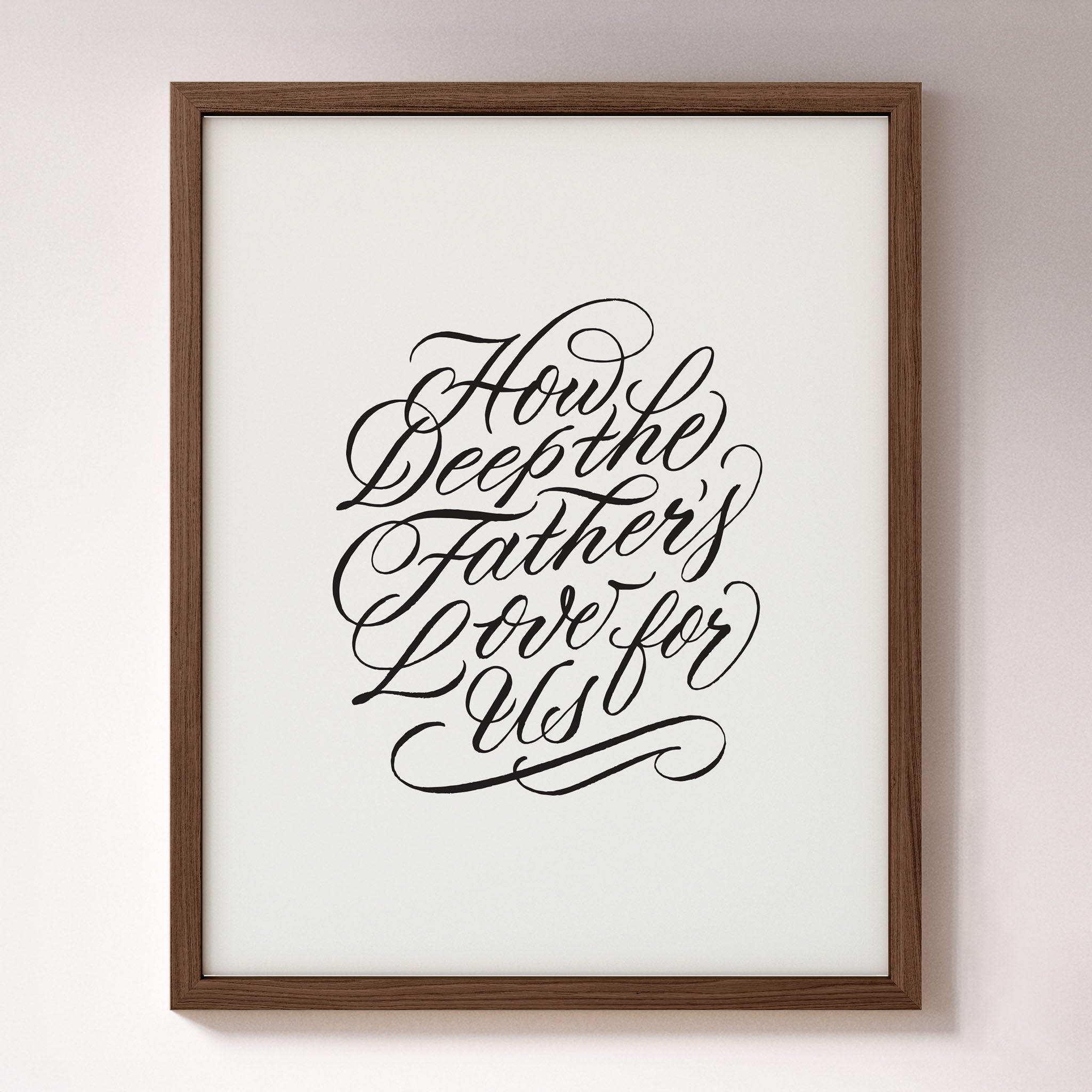 How Deep the Father's Love
