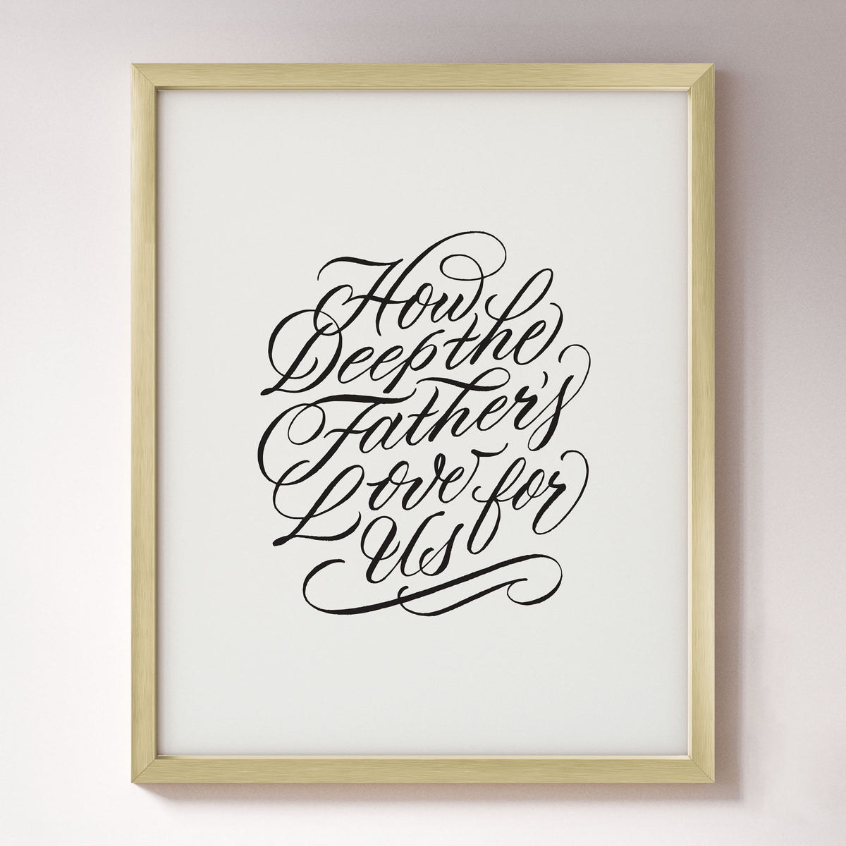 How Deep the Father's Love