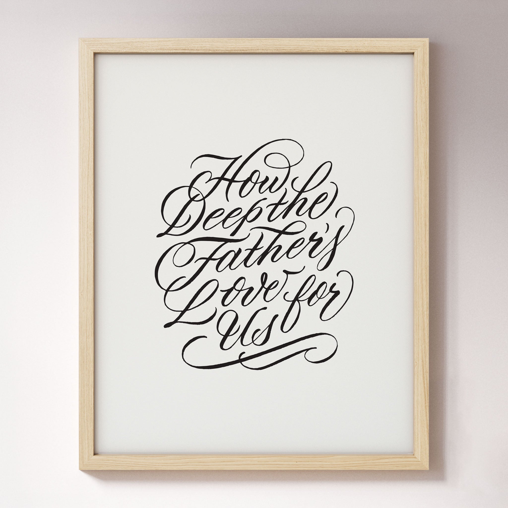 How Deep the Father's Love