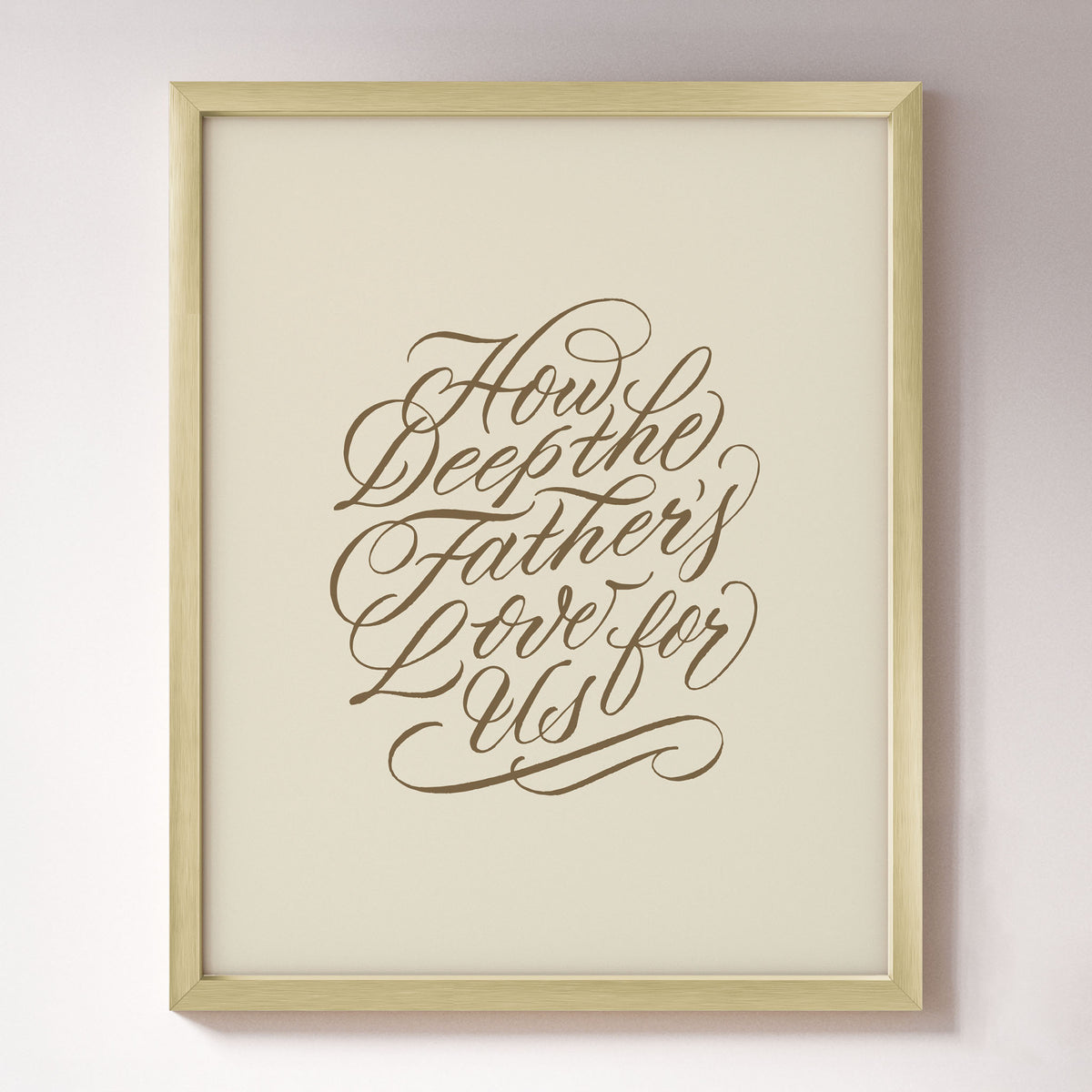 How Deep the Father's Love