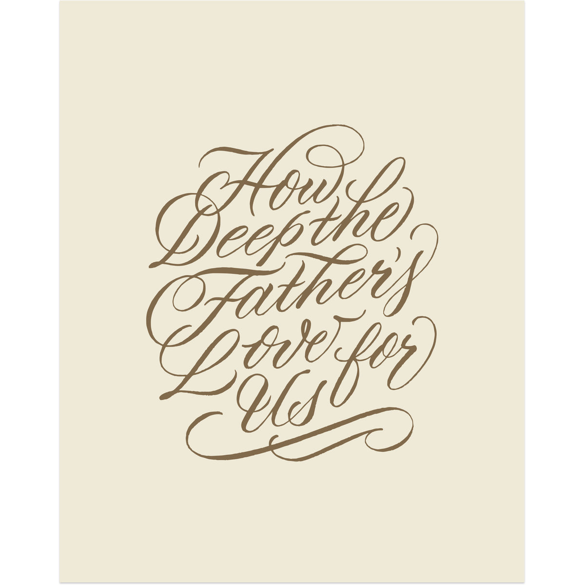 How Deep the Father's Love