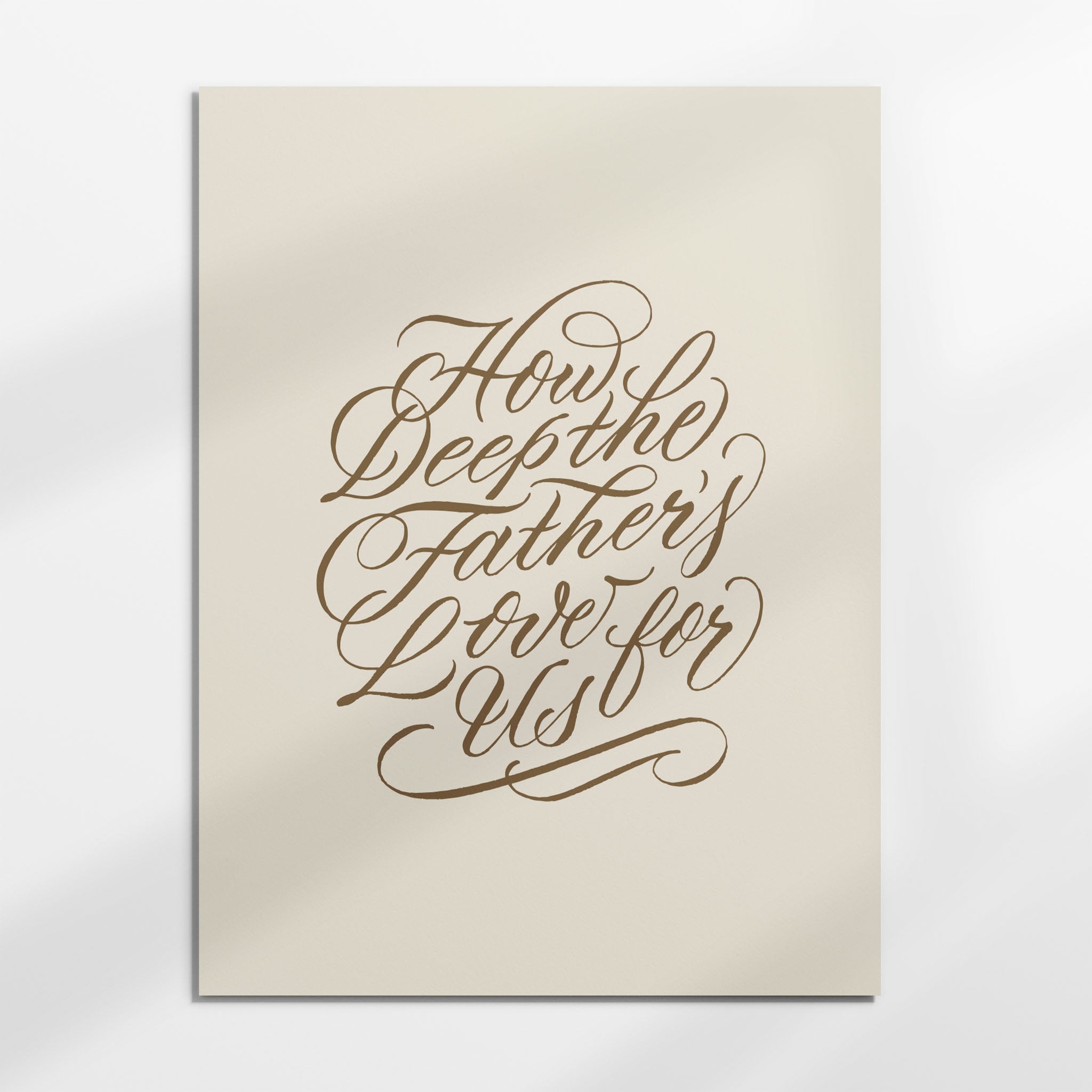 How Deep the Father's Love