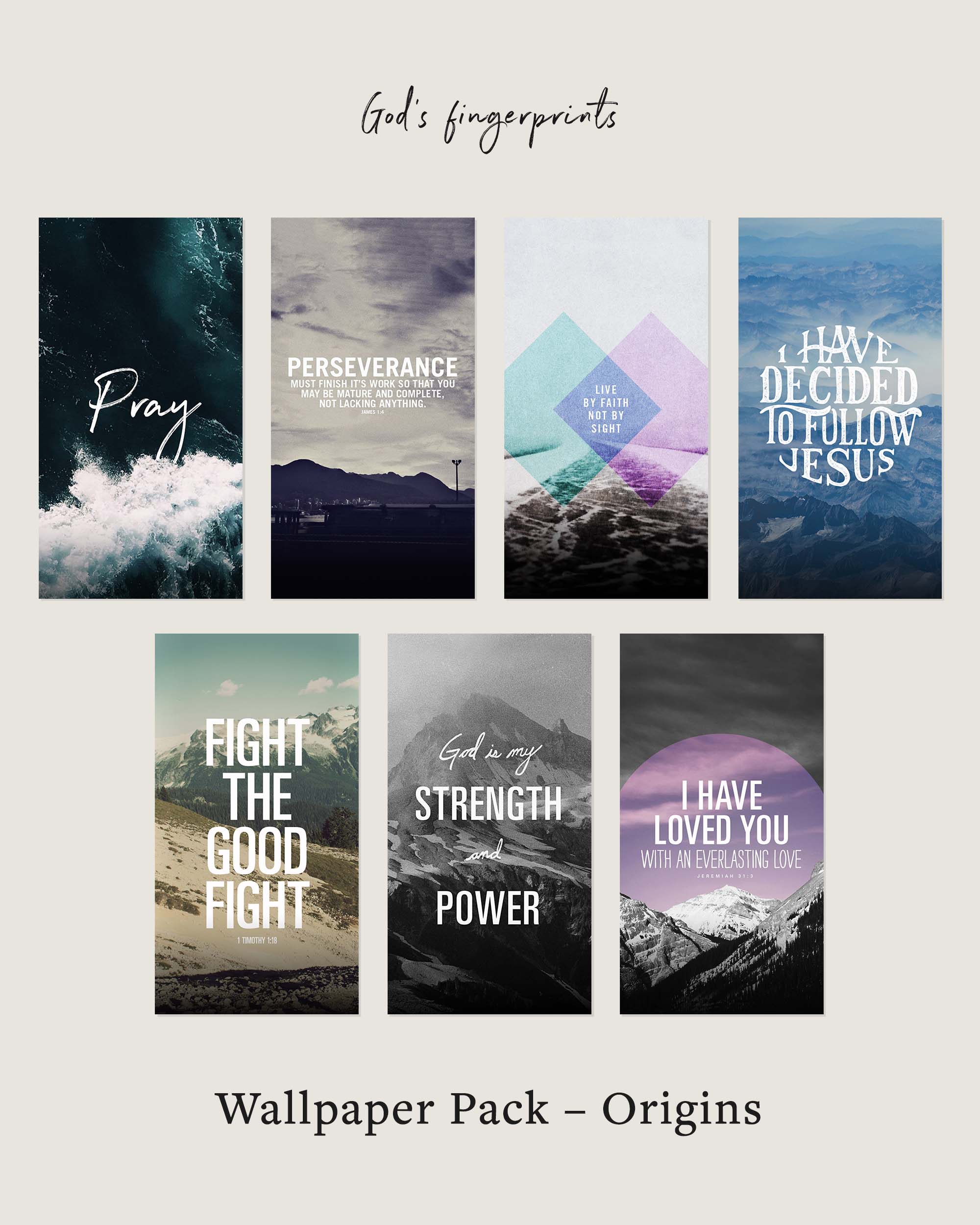 Origins - Christian Phone Wallpaper Art