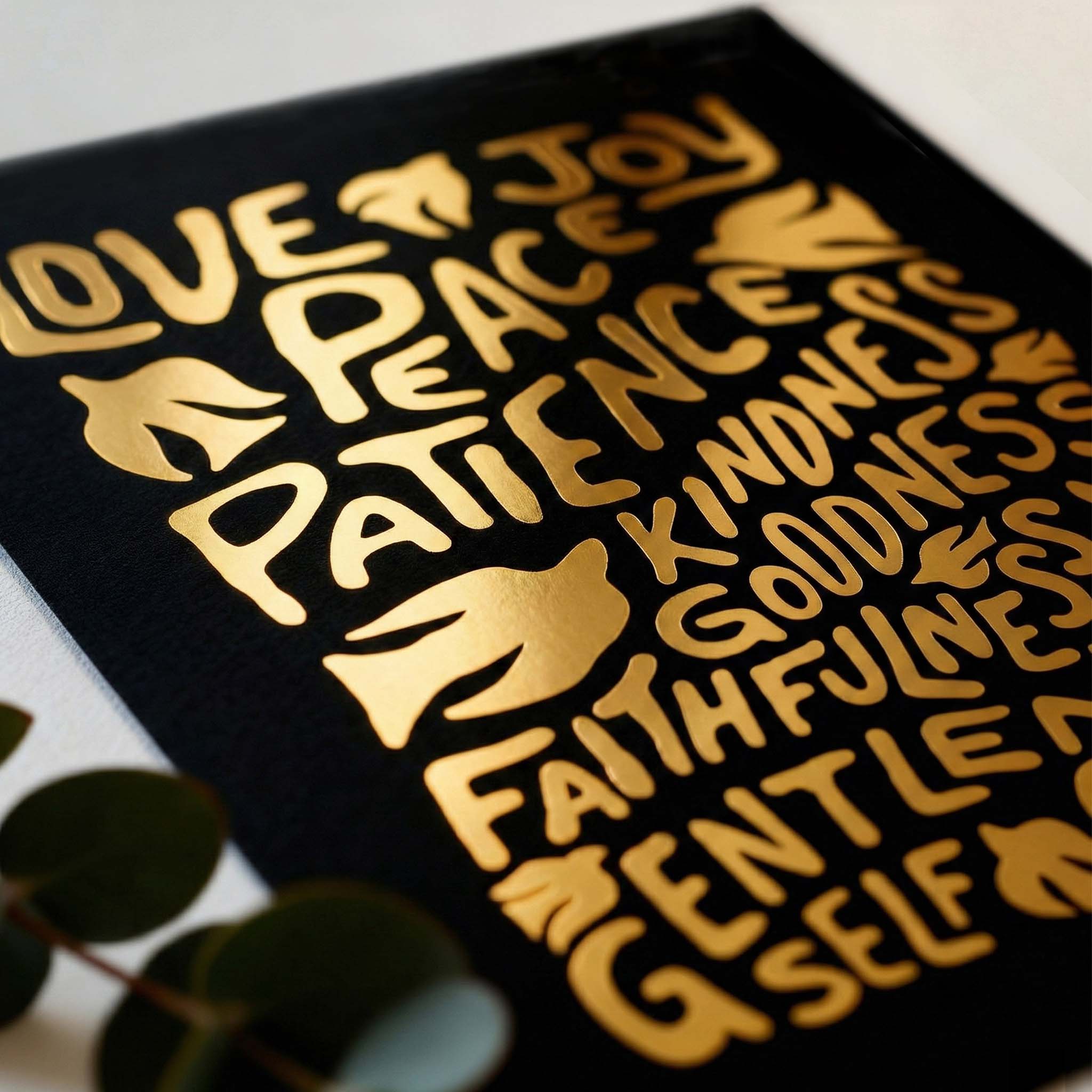 Fruit of the Spirit - Gold/Black