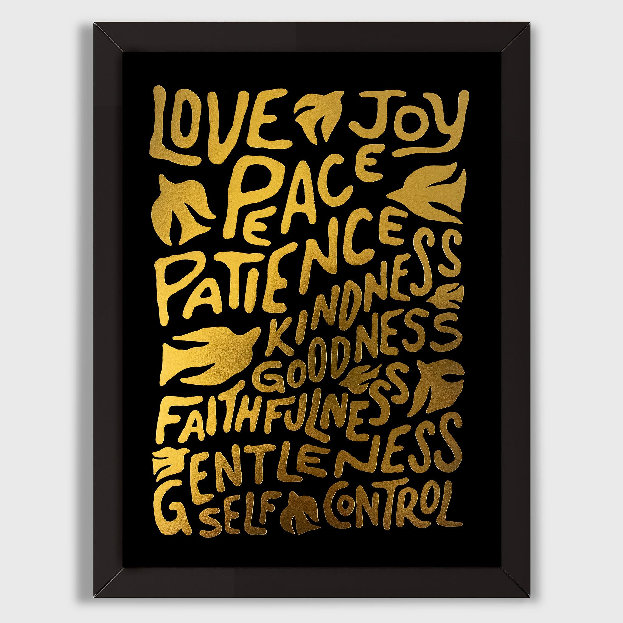 Fruit of the Spirit - Gold/Black