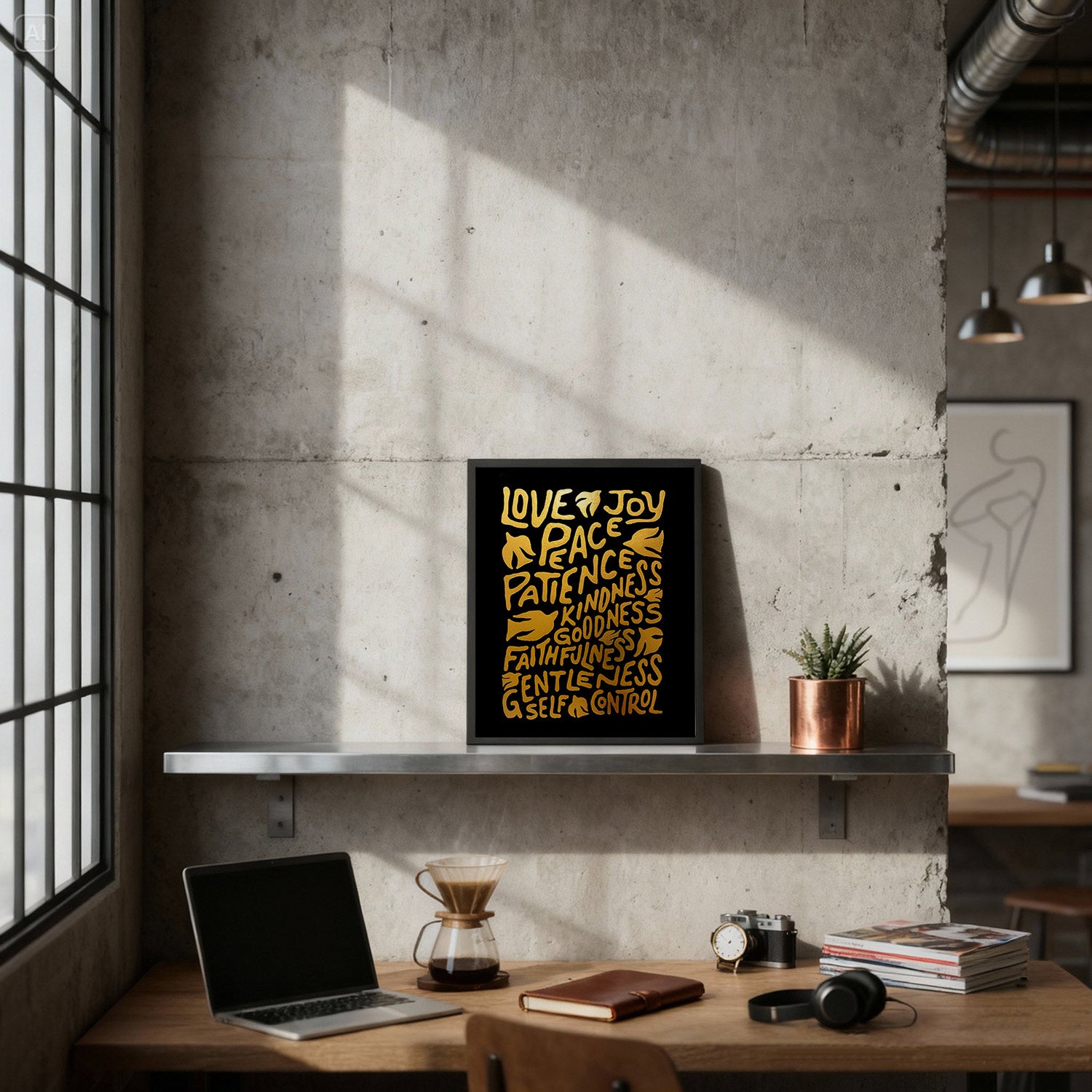 Fruit of the Spirit - Gold/Black