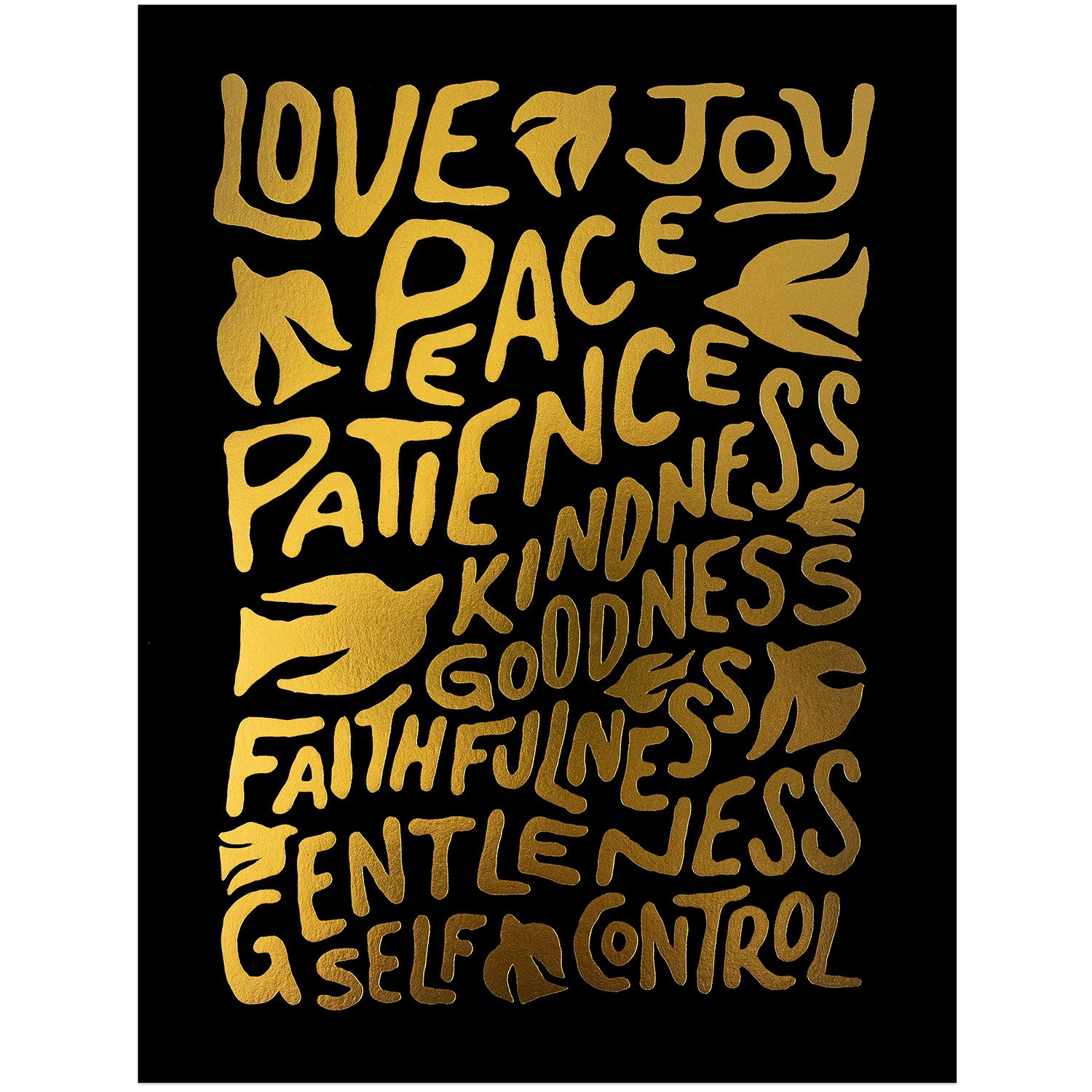 Fruit of the Spirit - Gold/Black