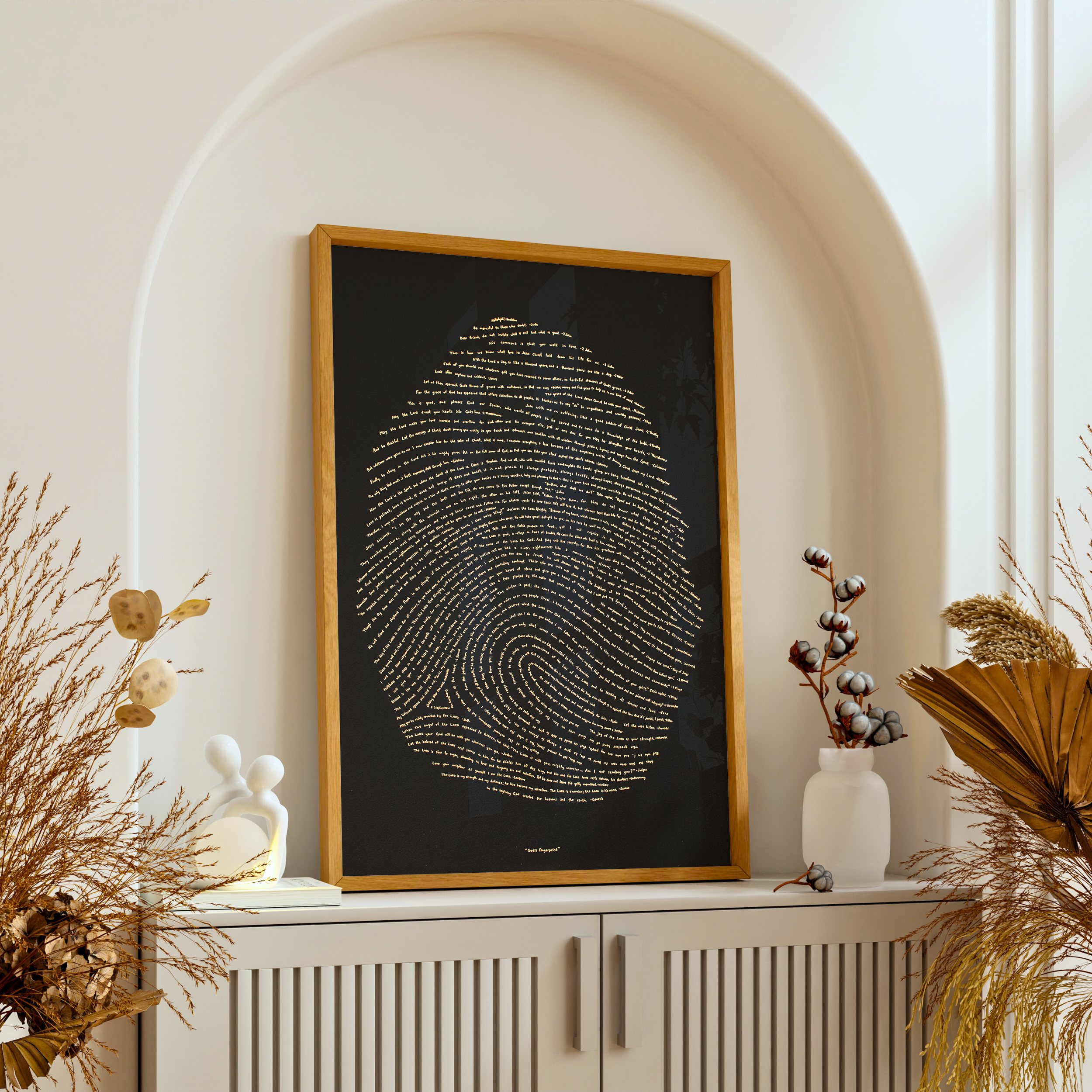 God's Fingerprint - Illuminated Edition (18 x 24)