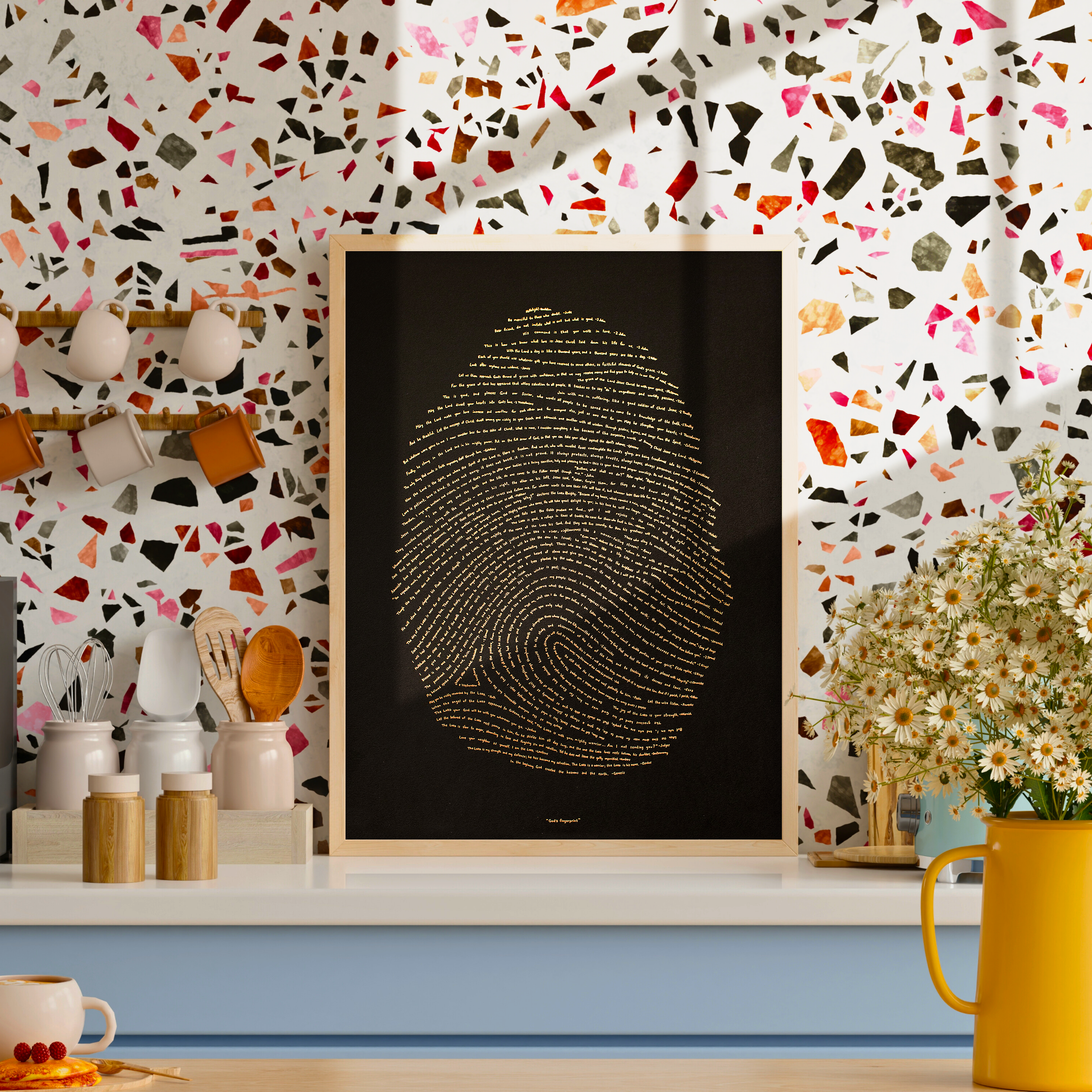 God's Fingerprint - Illuminated Edition (18 x 24)