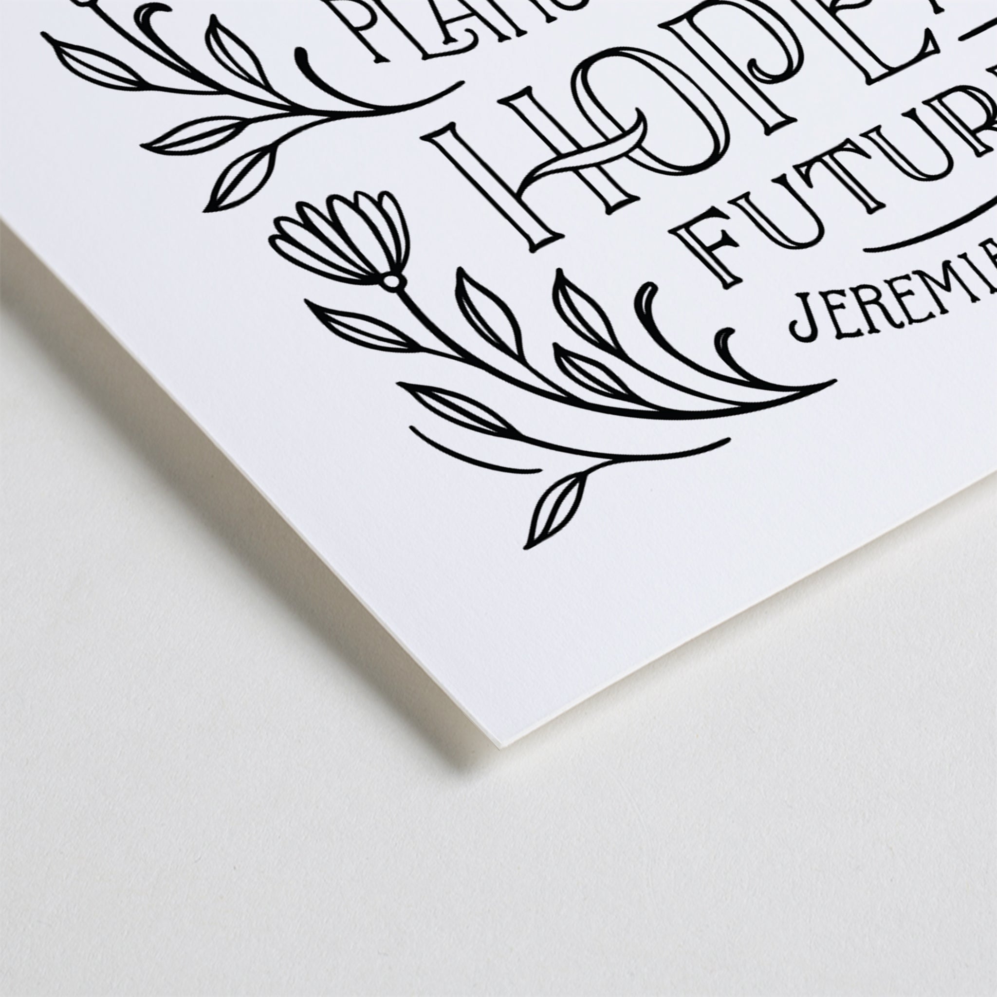 Hope and a Future (Jeremiah 29:11) - Giclée Edition