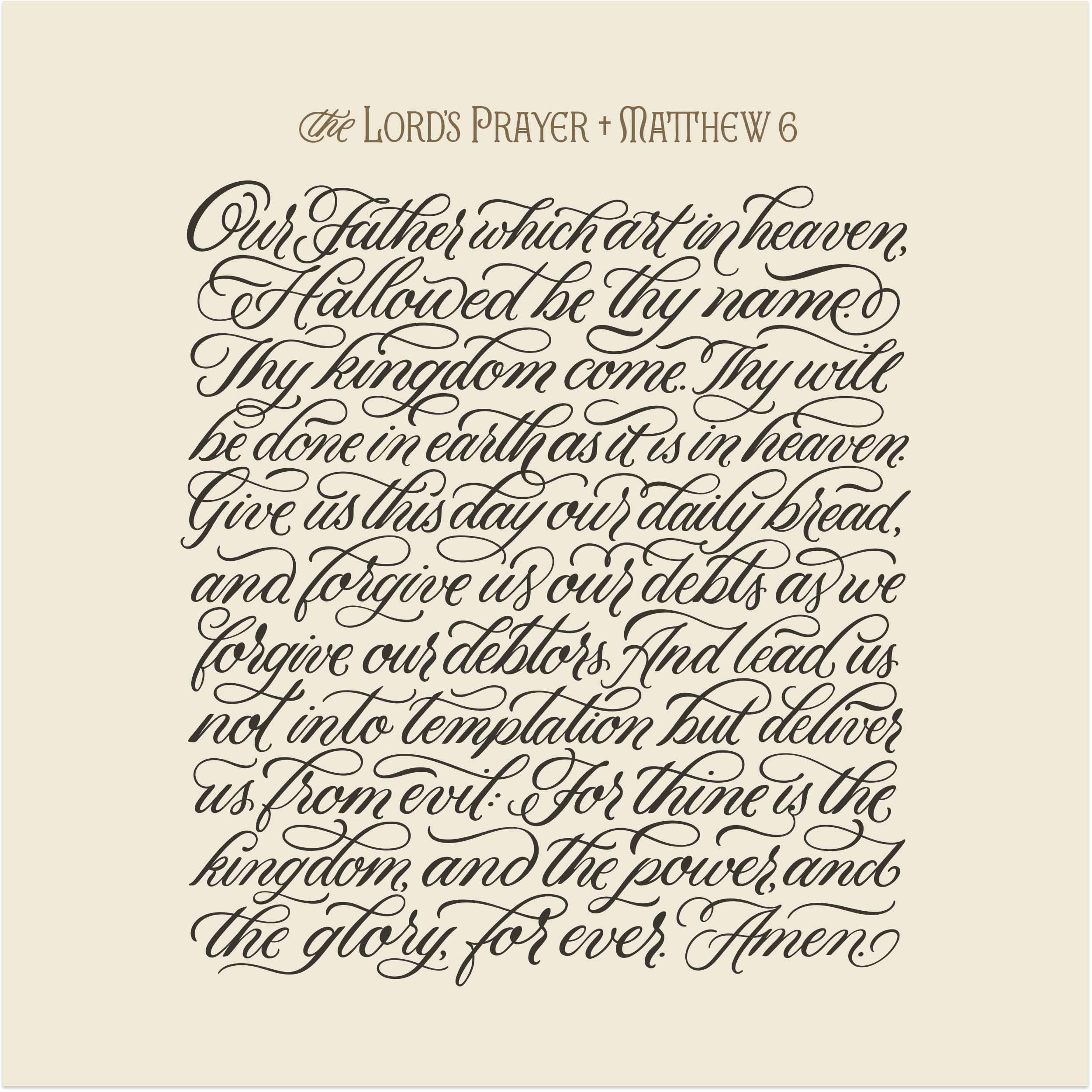 The Lord's Prayer