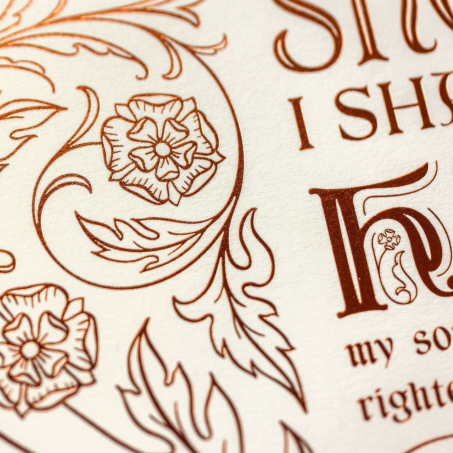 Psalm 23 - Rose Gold