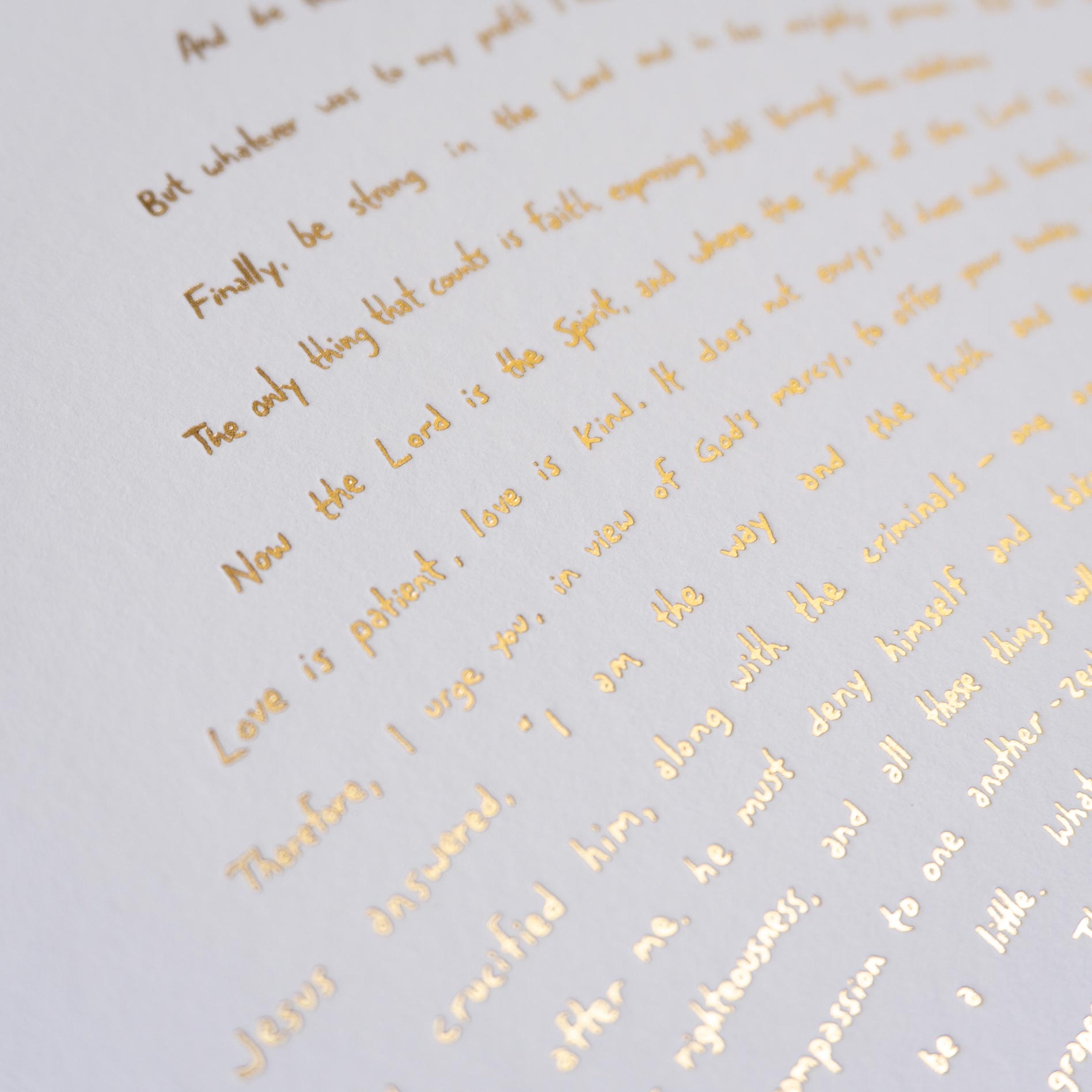 Illuminated Fingerprint Scripture Art Print - Bible Verse selection