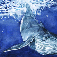 Close up of Whale in Psalm 139:9-10 Wall Art