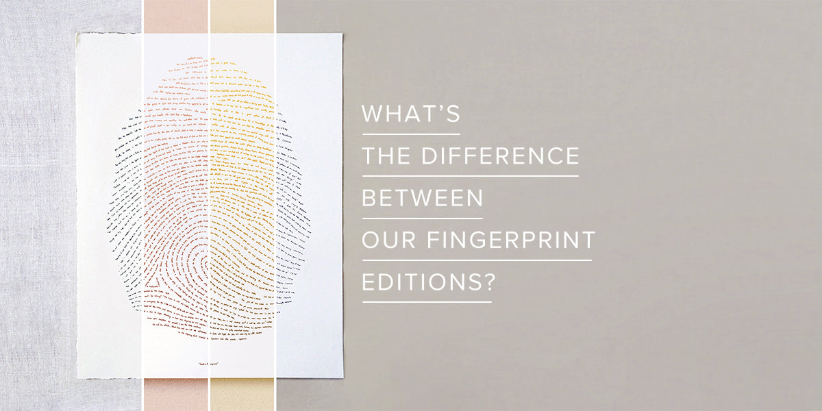 What's the Difference Between Our Fingerprint Editions?