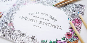 Bible Coloring Pages inspired by Scripture for all Christians 