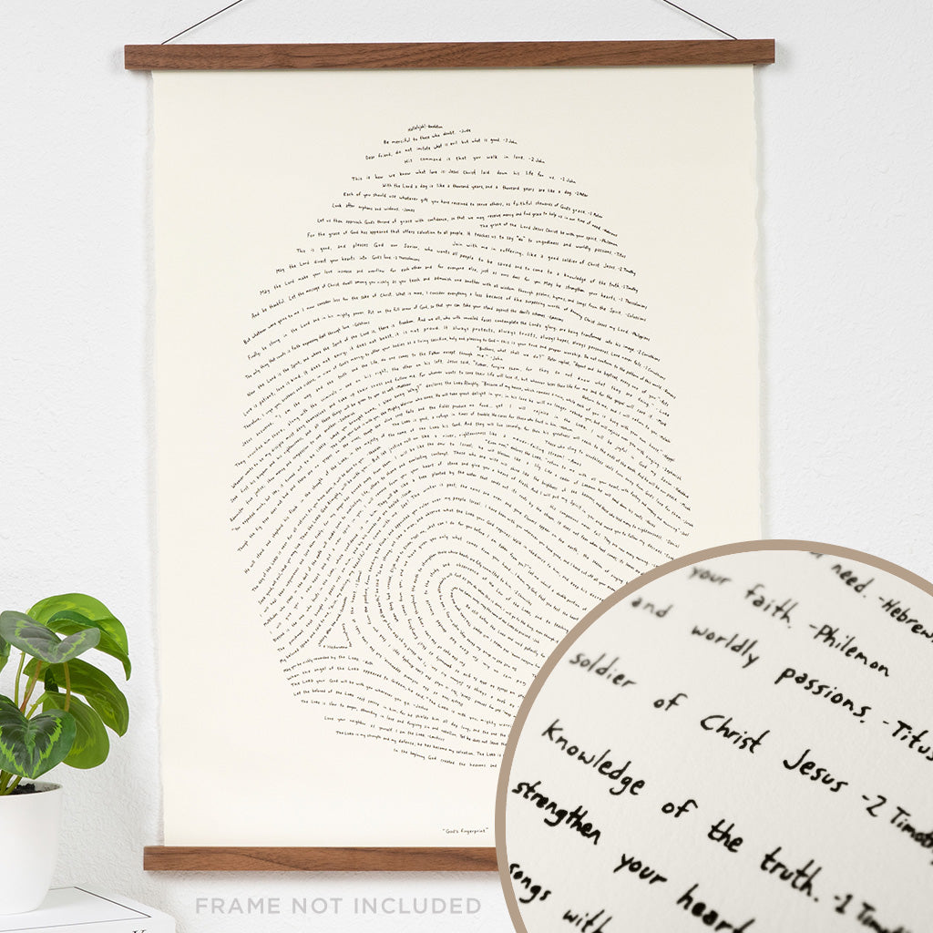 God's Fingerprint - Screenprint