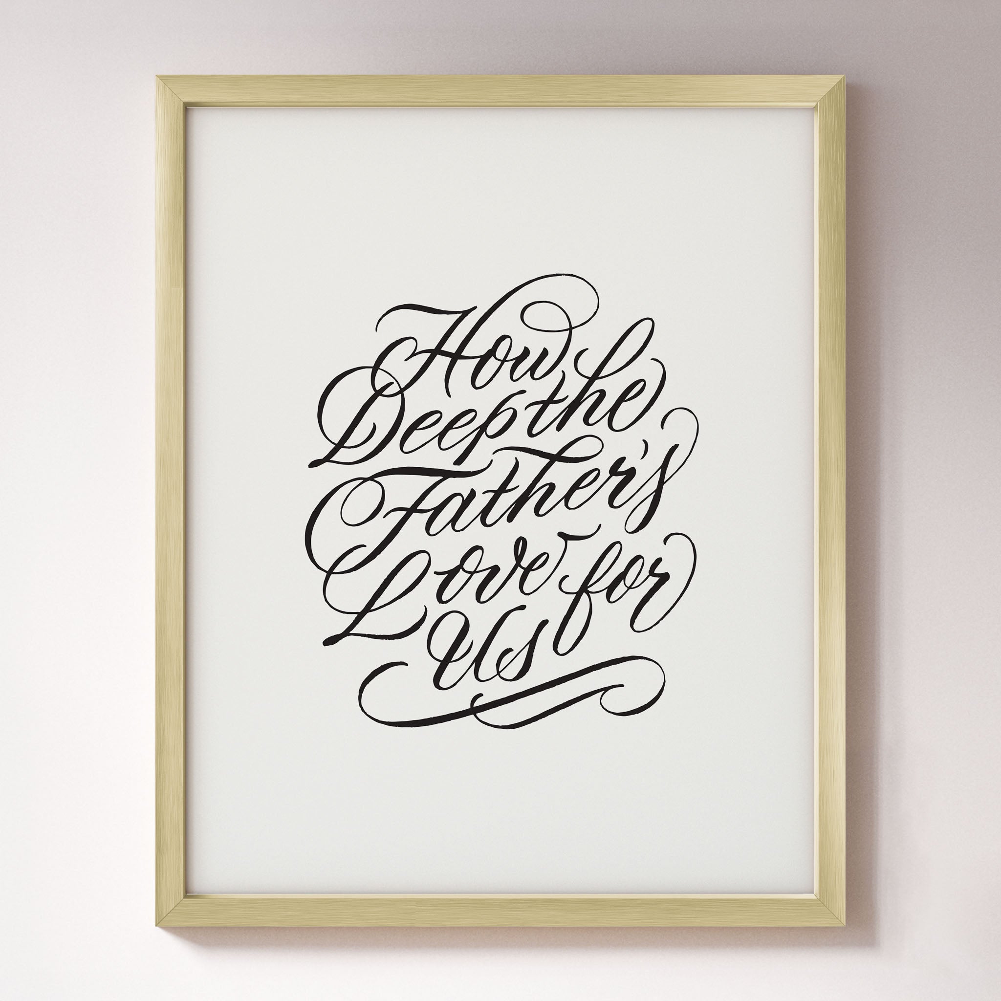 How Deep the Father's Love