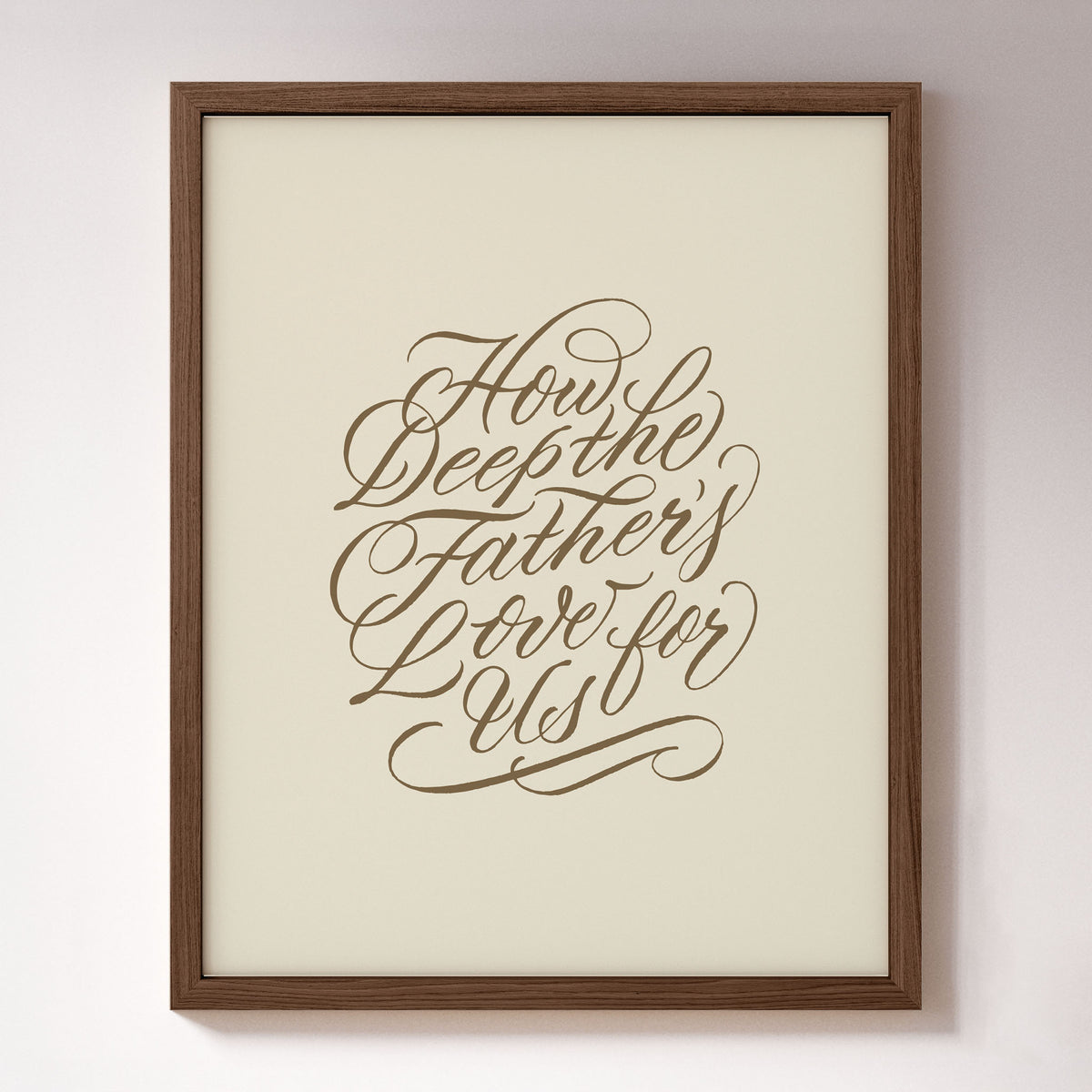 How Deep the Father's Love