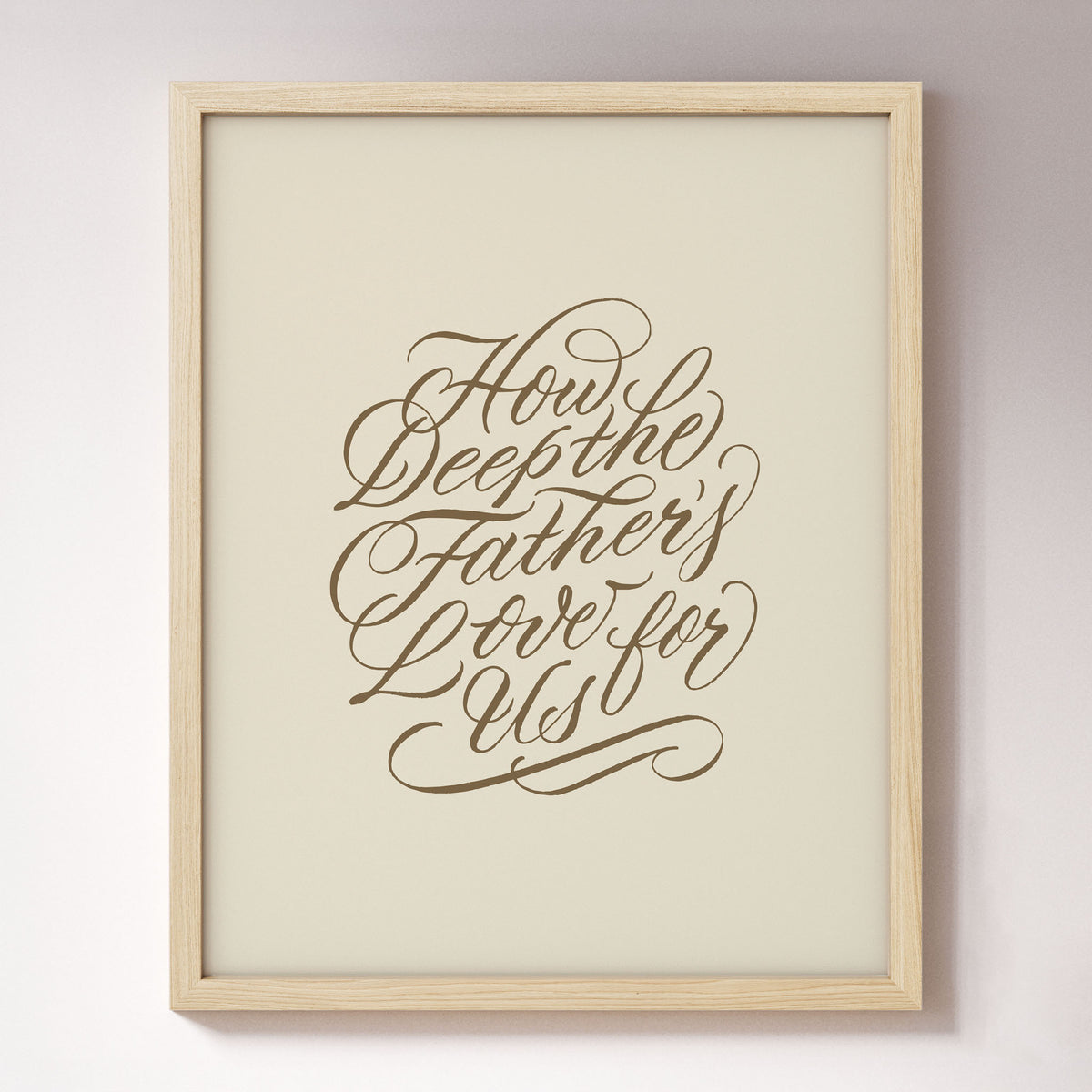 How Deep the Father's Love