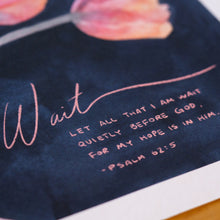 Wait on the Lord - Psalm 62:5