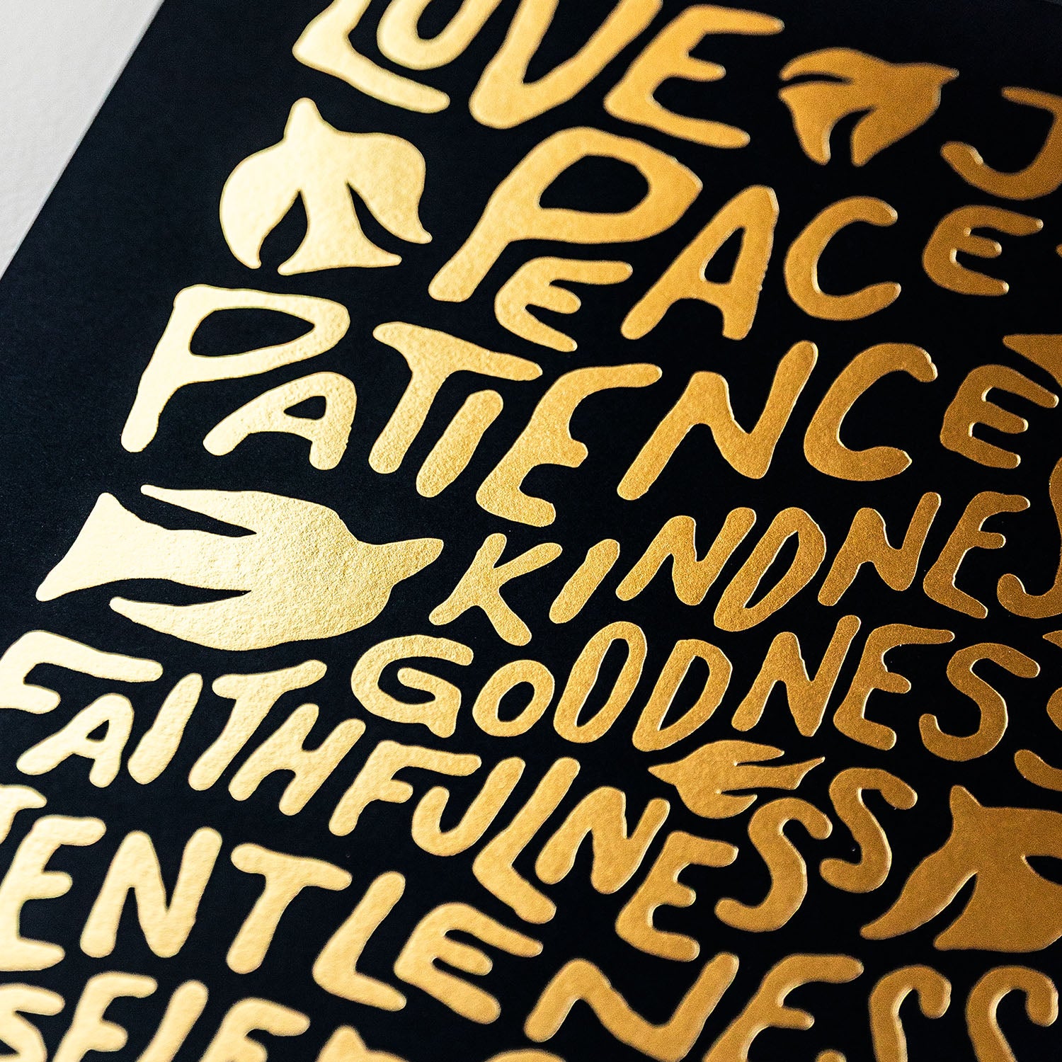 Fruit of the Spirit - Gold/Black