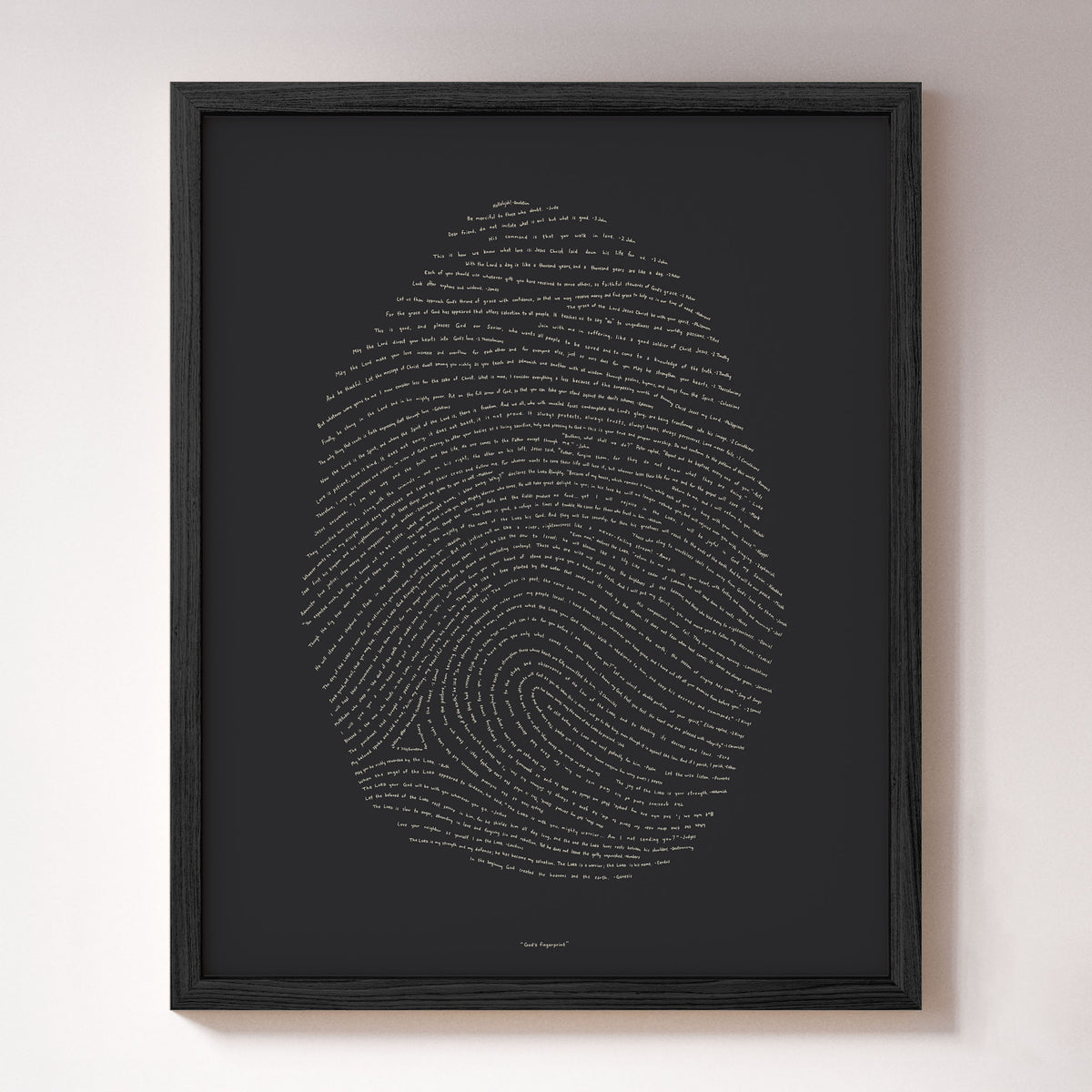 God's Fingerprint - NIV