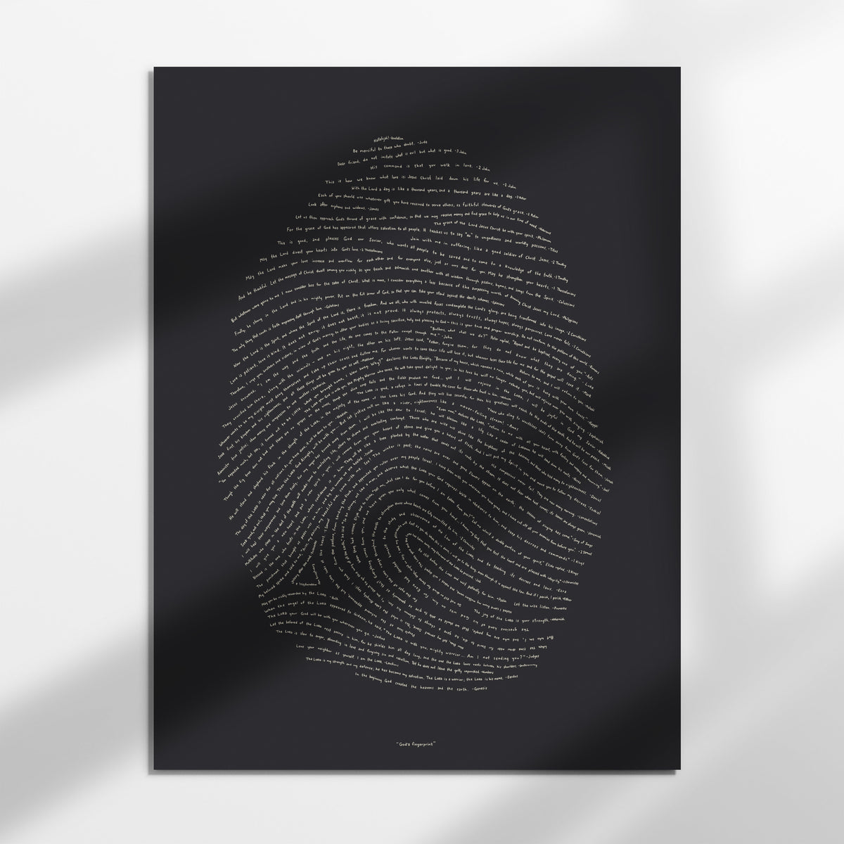 God's Fingerprint - NIV