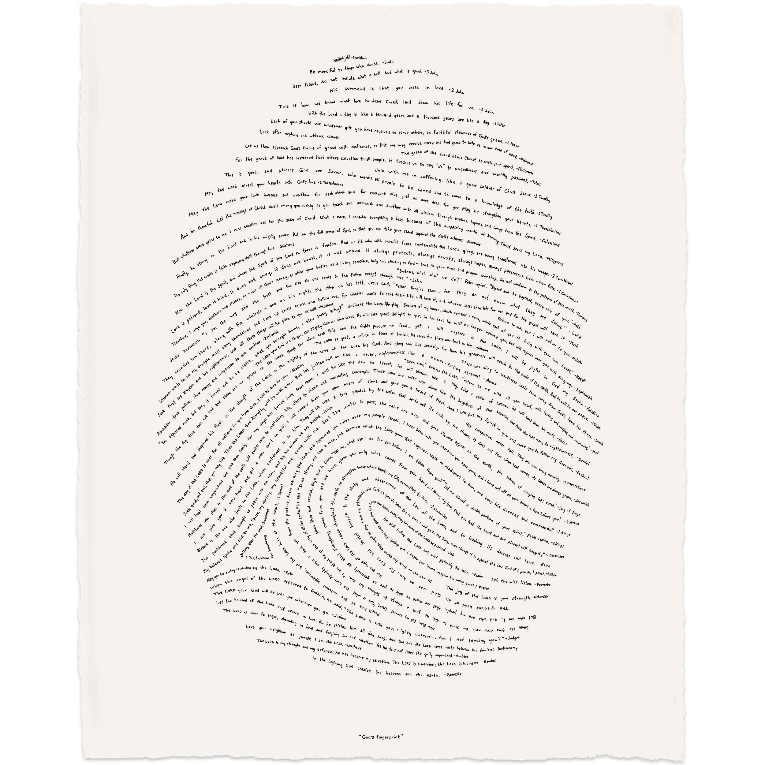 God's Fingerprint - Artisan Edition (NIV)