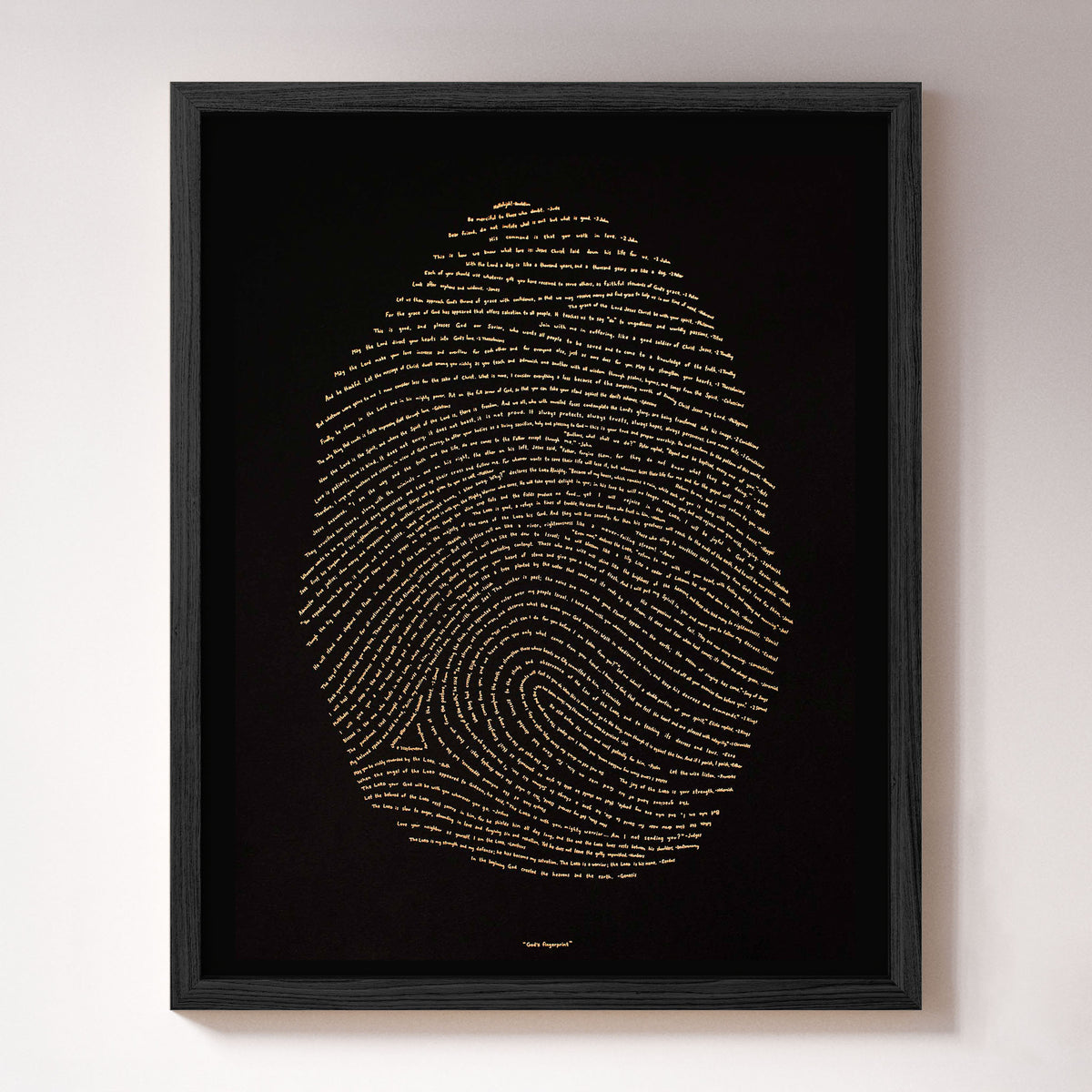 God's Fingerprint - NIV