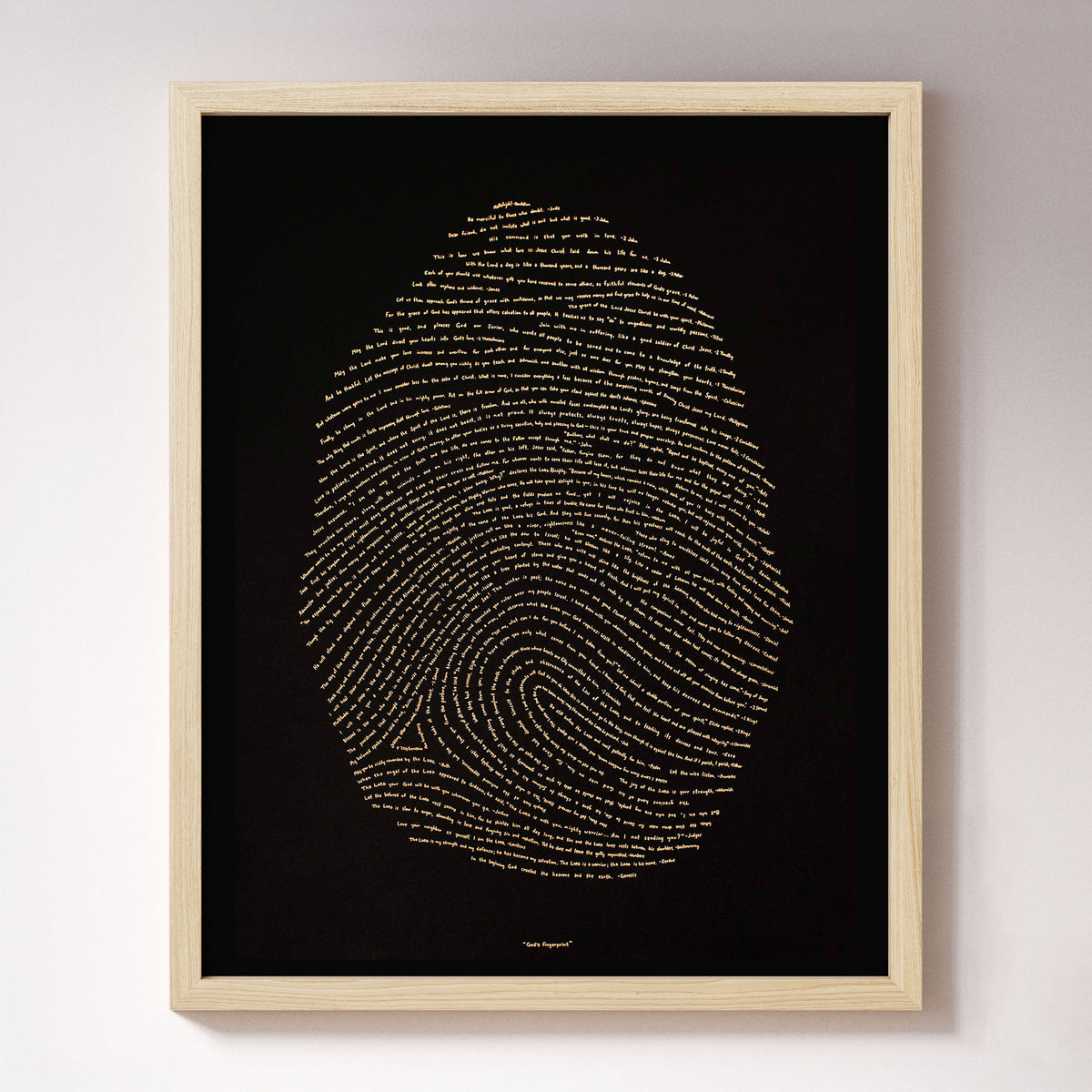 God's Fingerprint - NIV