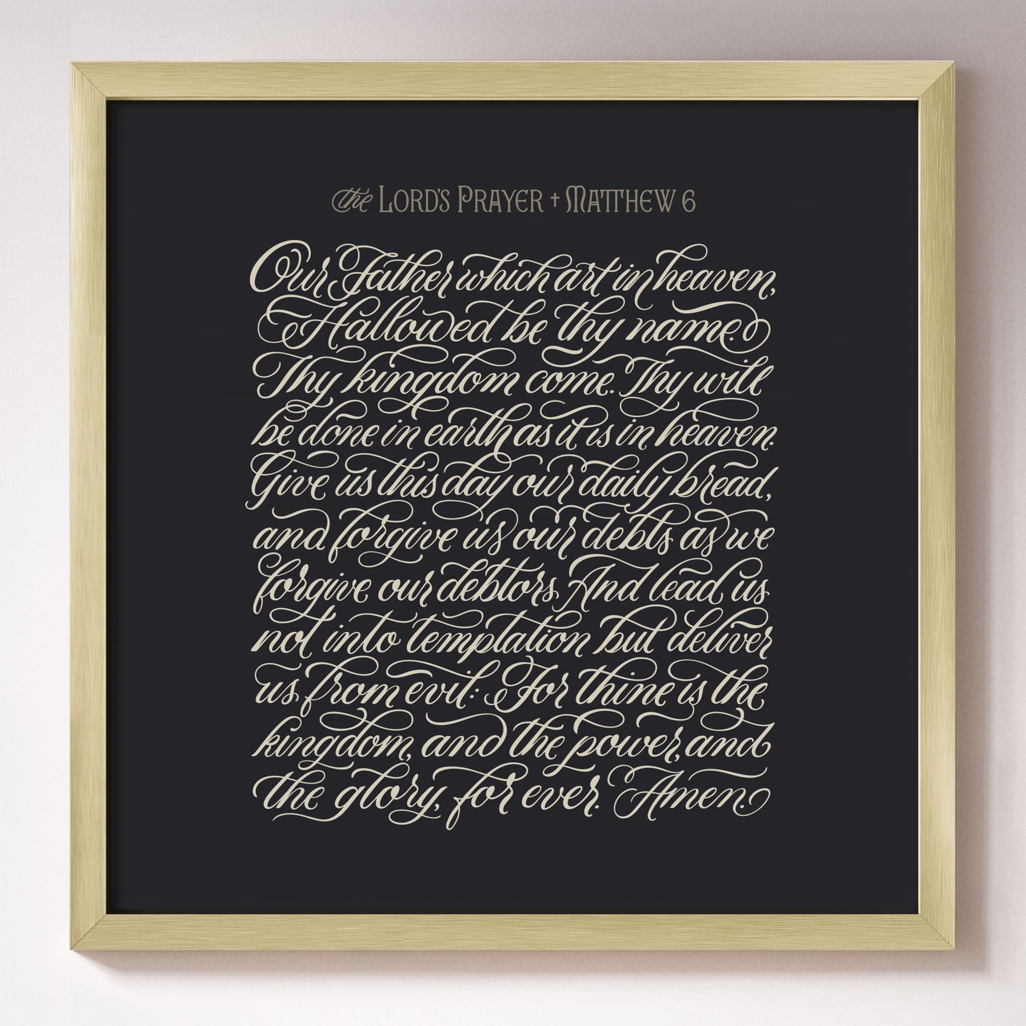 The Lord's Prayer