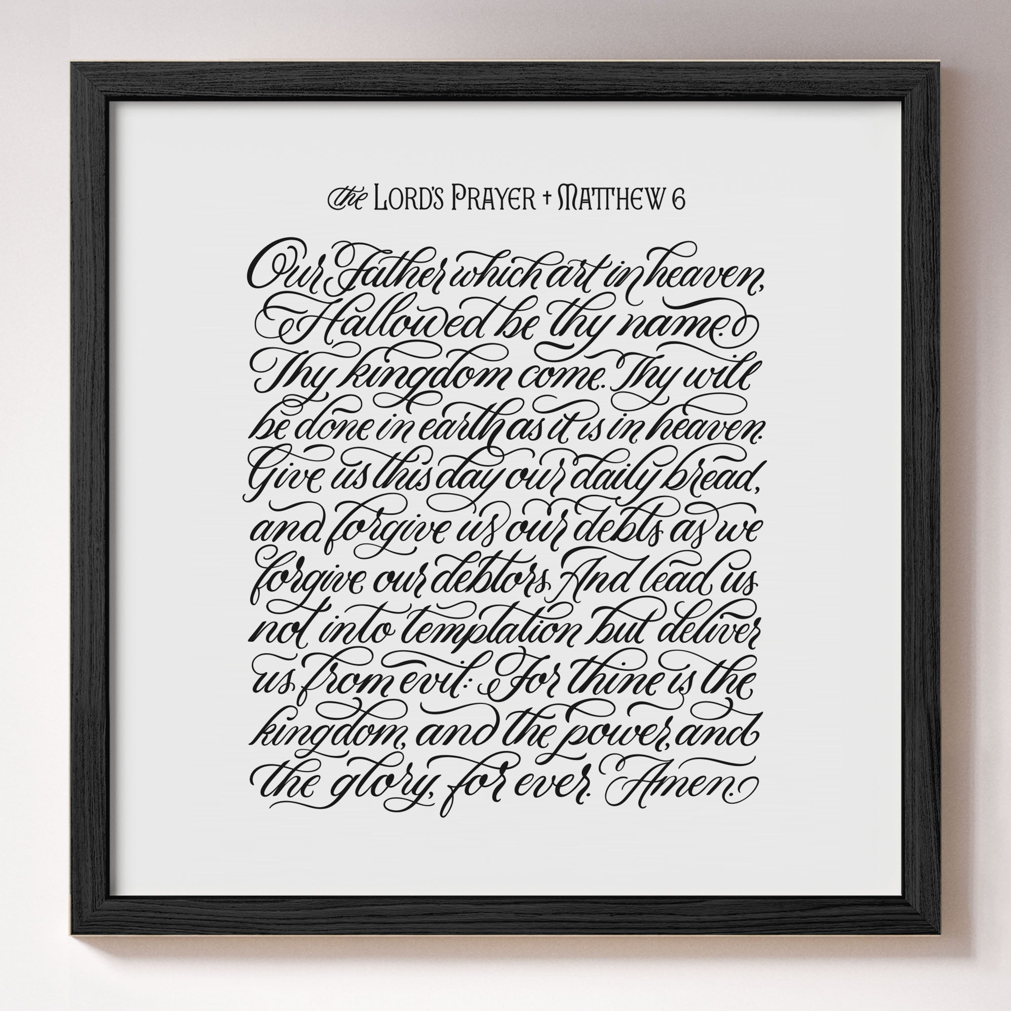 The Lord's Prayer
