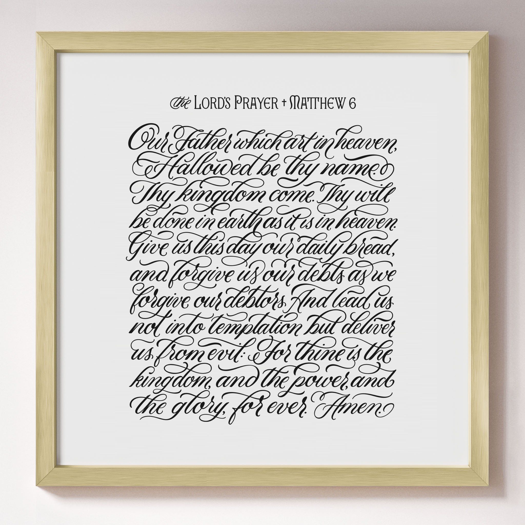 The Lord's Prayer