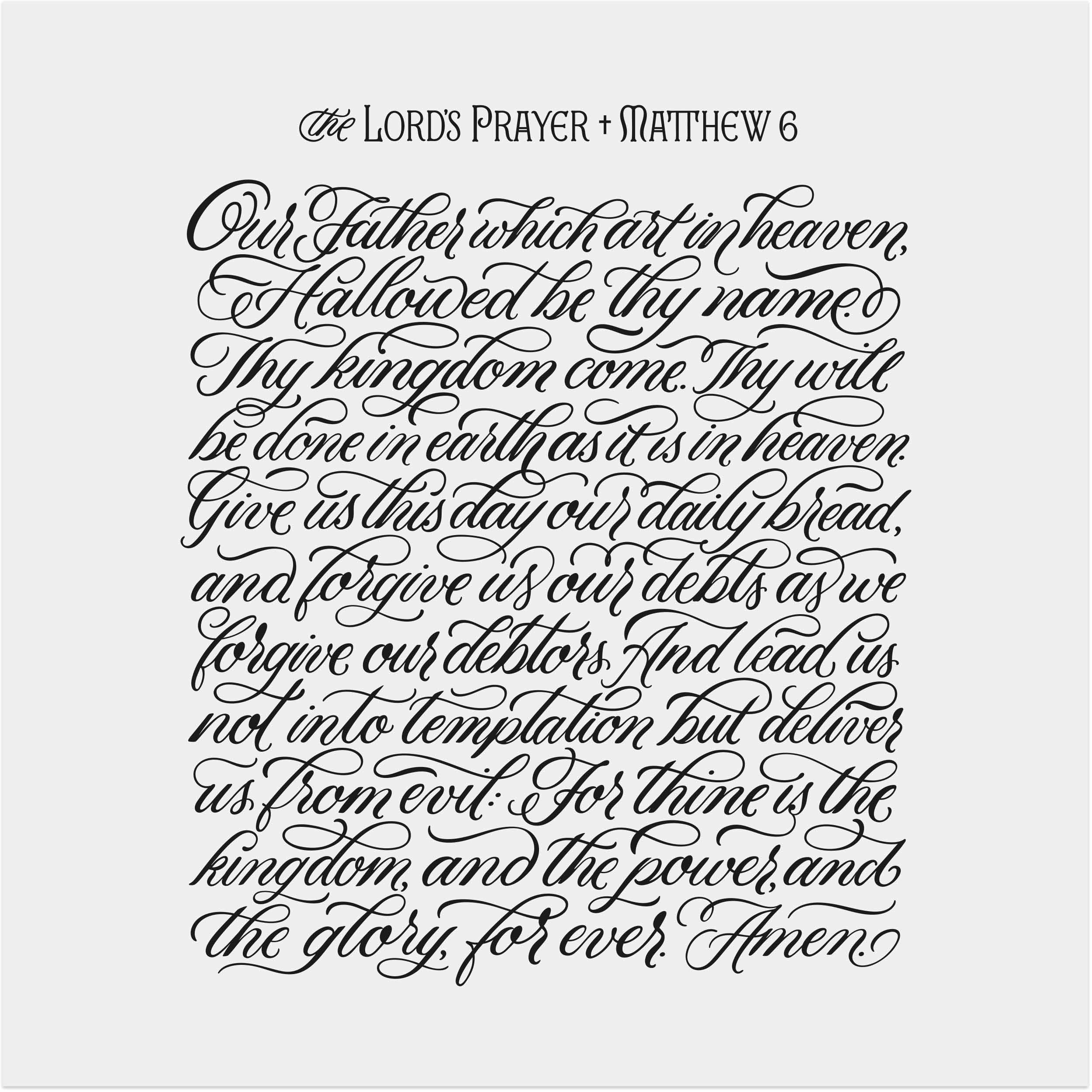 The Lord's Prayer