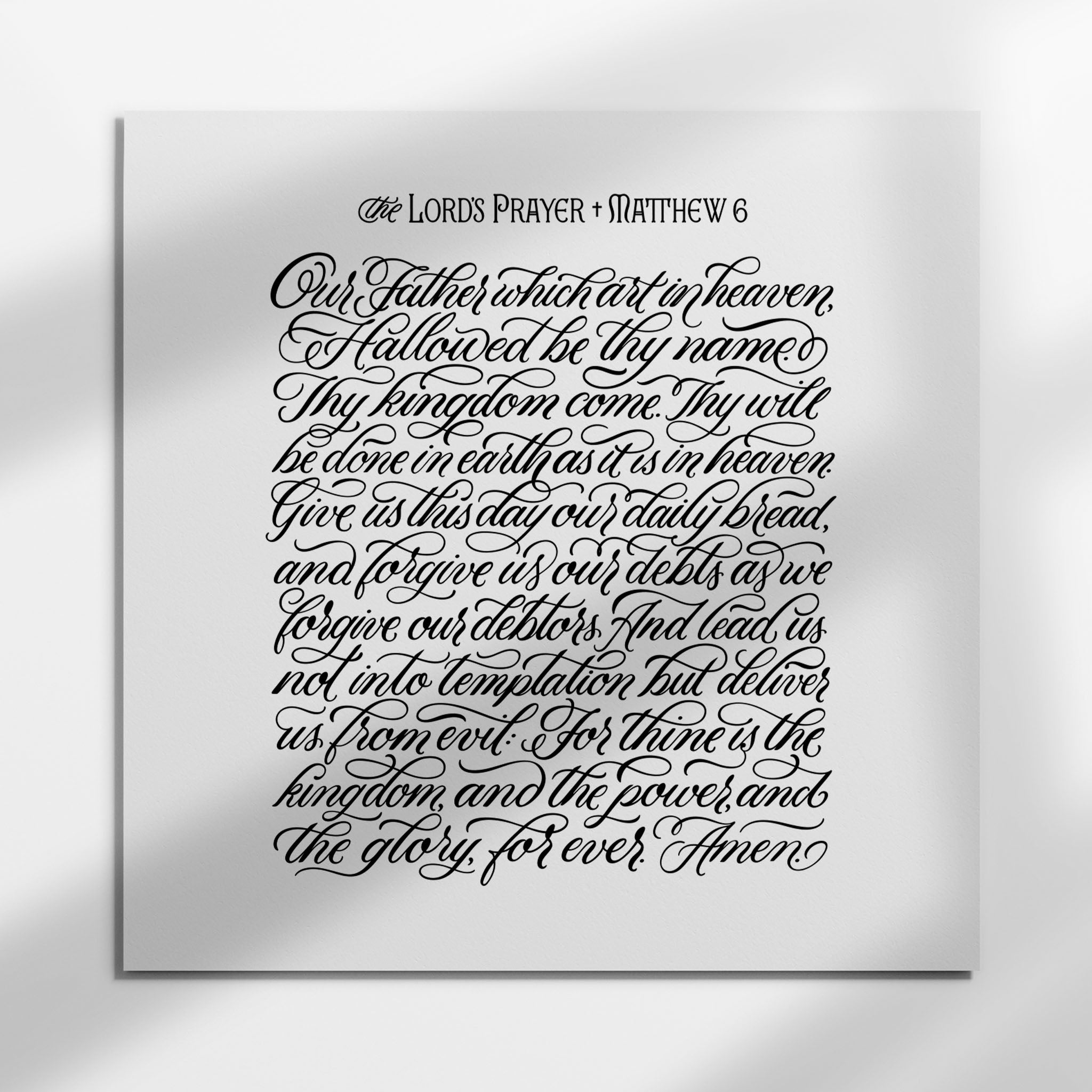 The Lord's Prayer