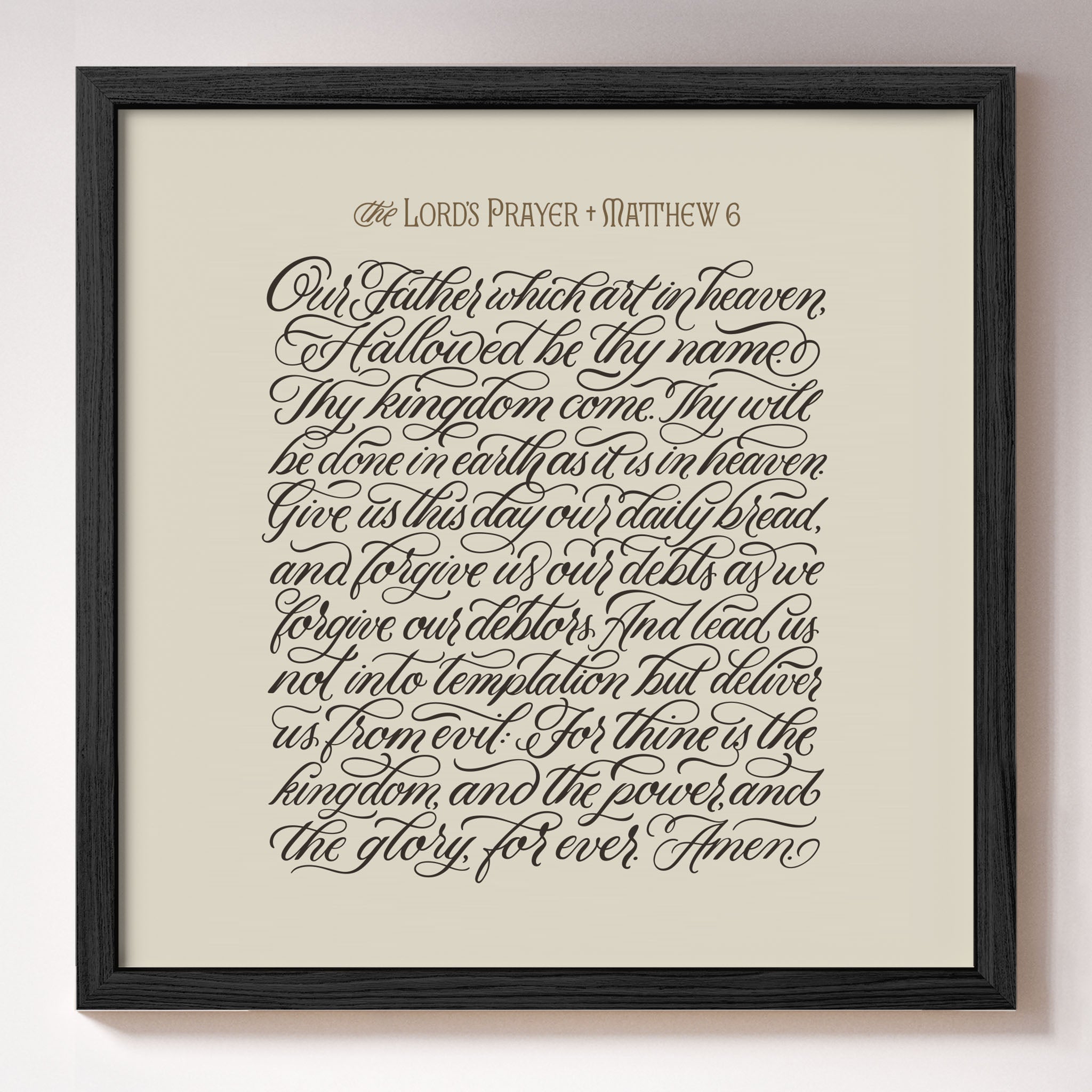The Lord's Prayer