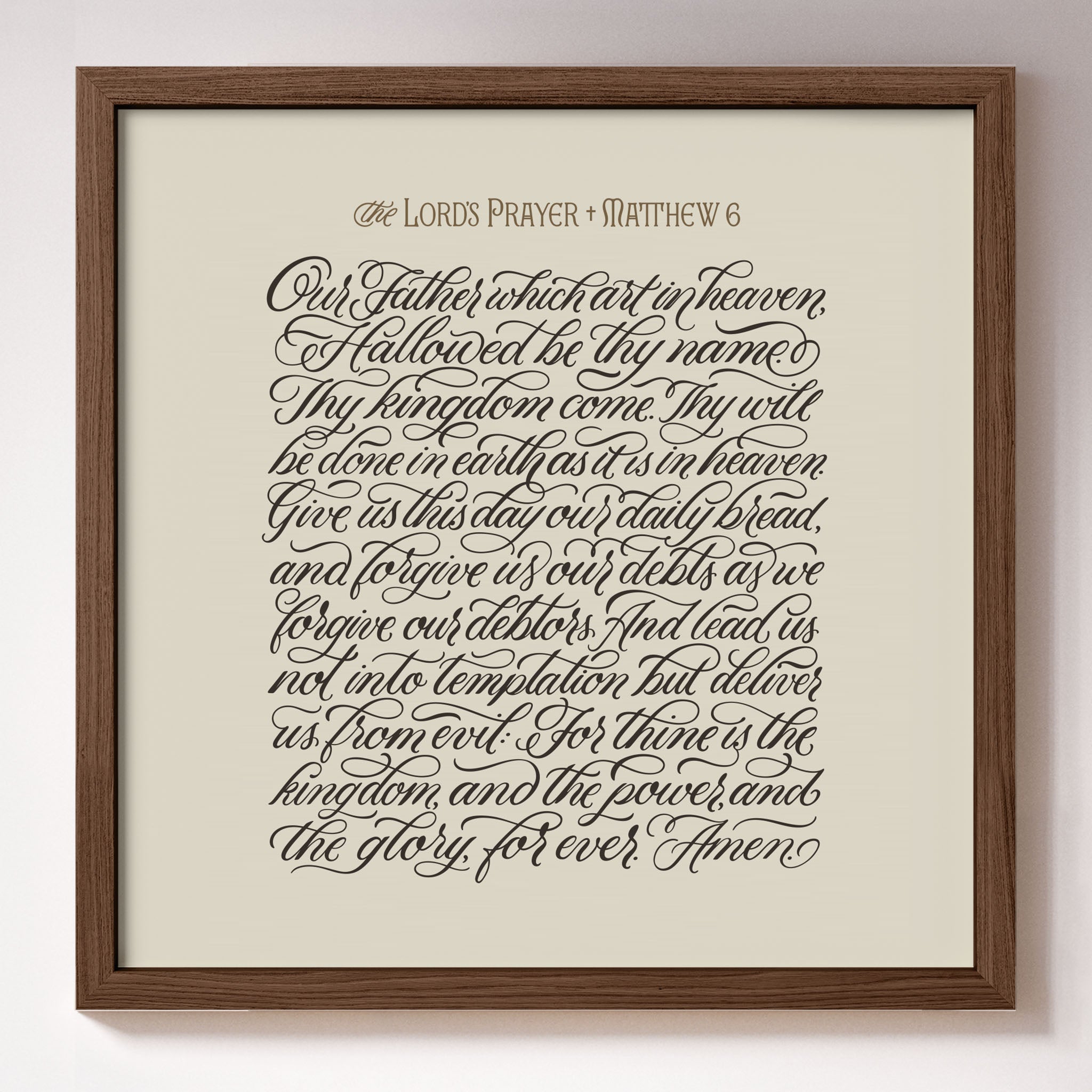The Lord's Prayer