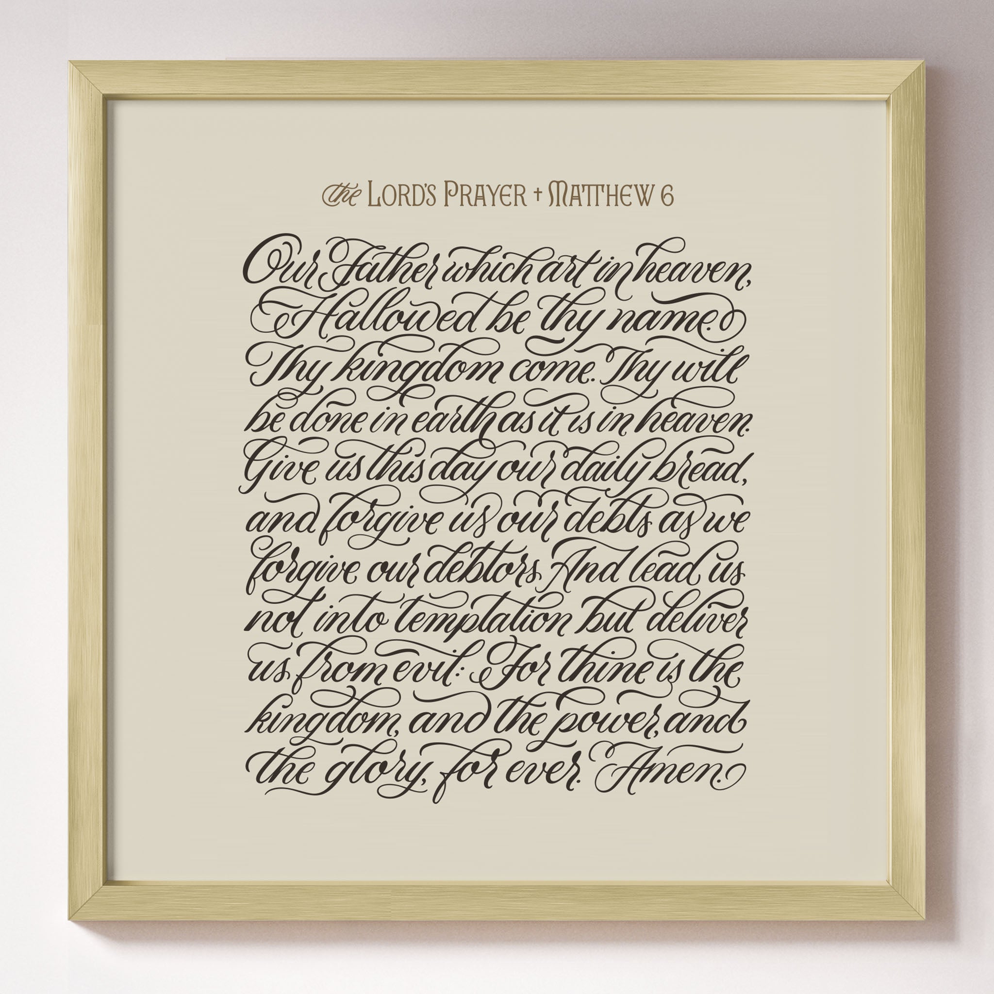 The Lord's Prayer