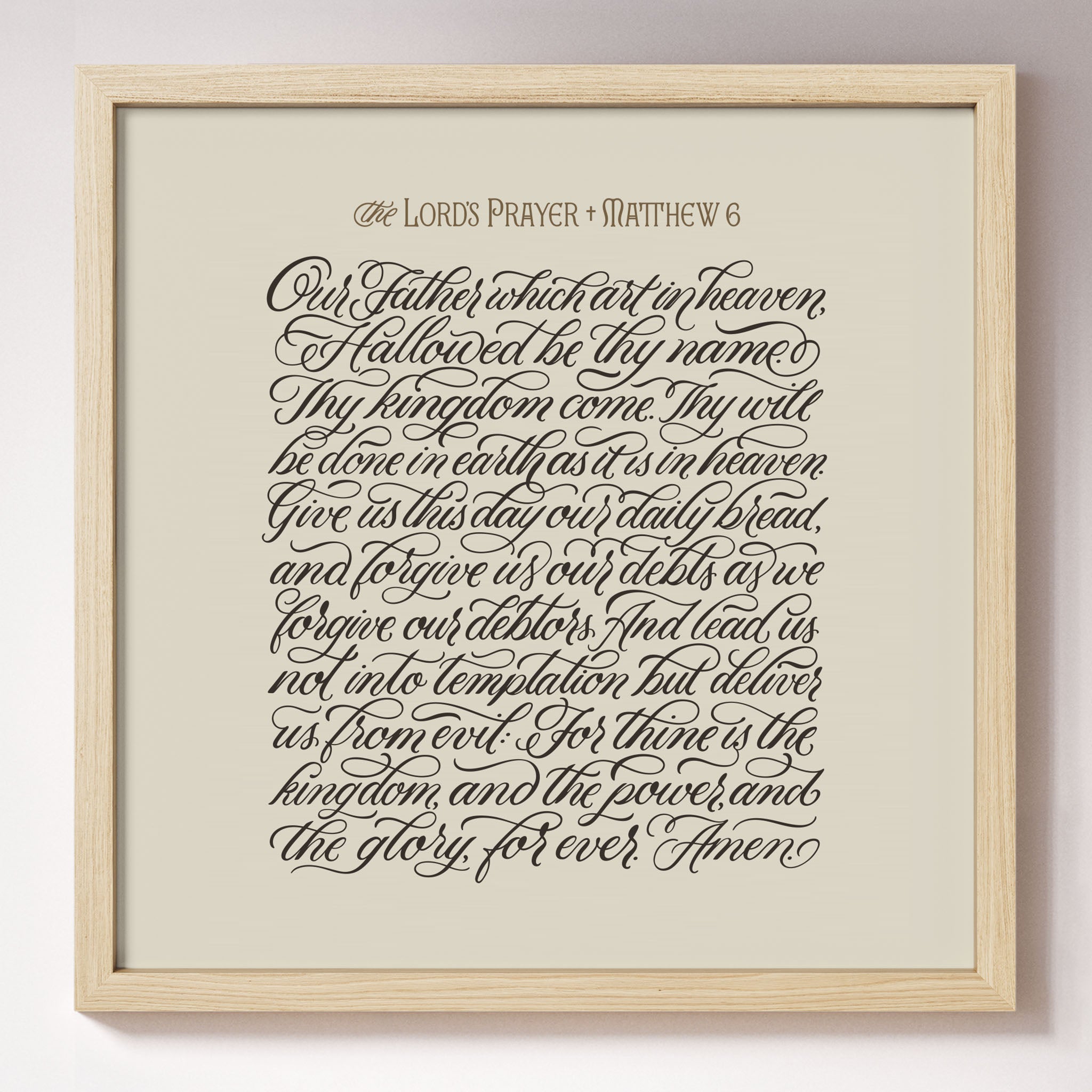 The Lord's Prayer