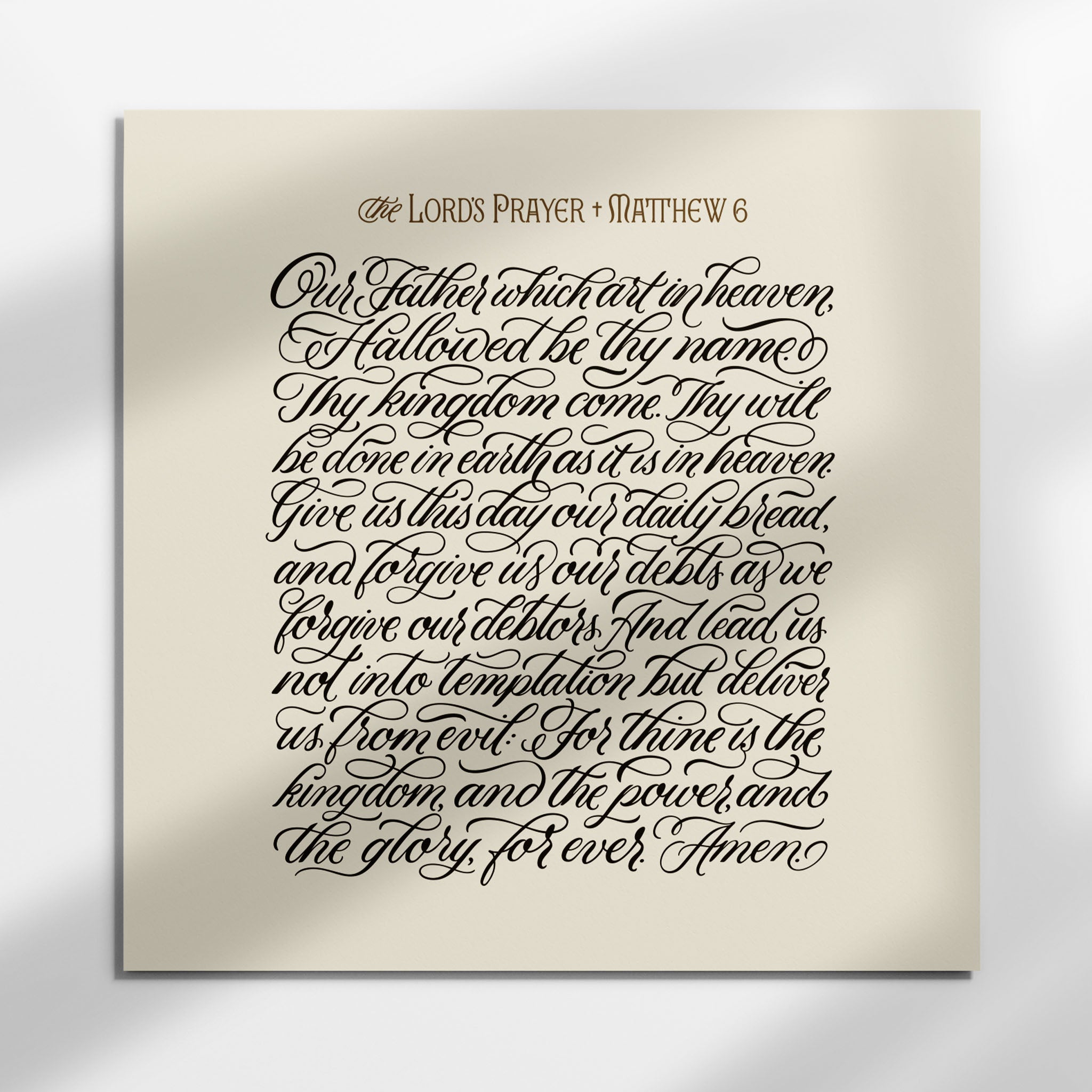The Lord's Prayer
