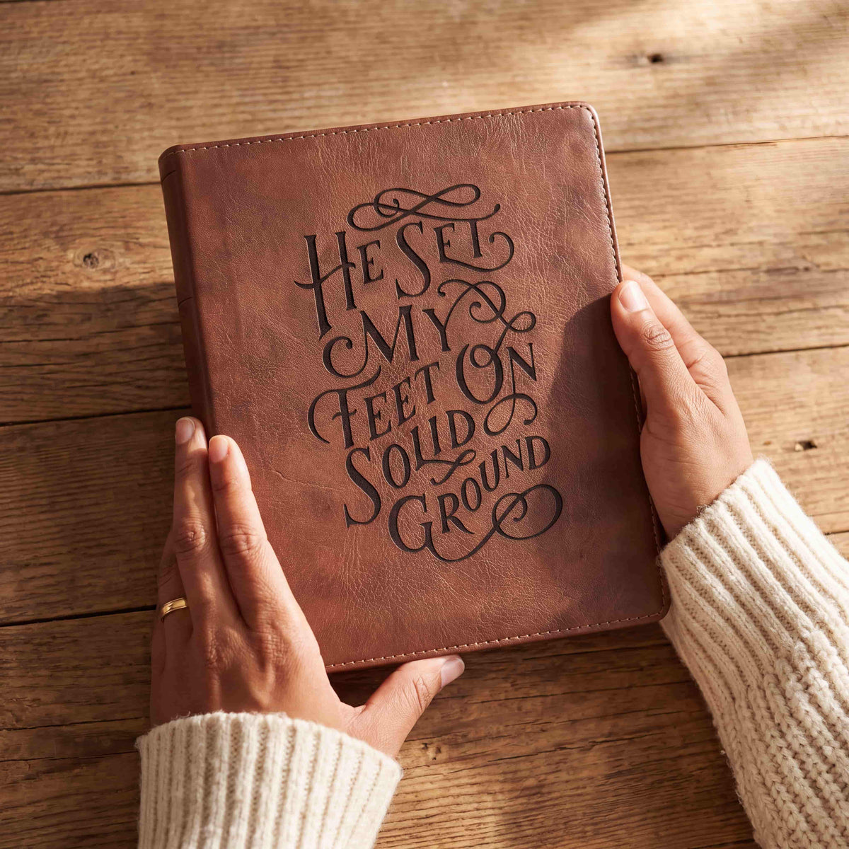 He Set My Feet on Solid Ground Bible