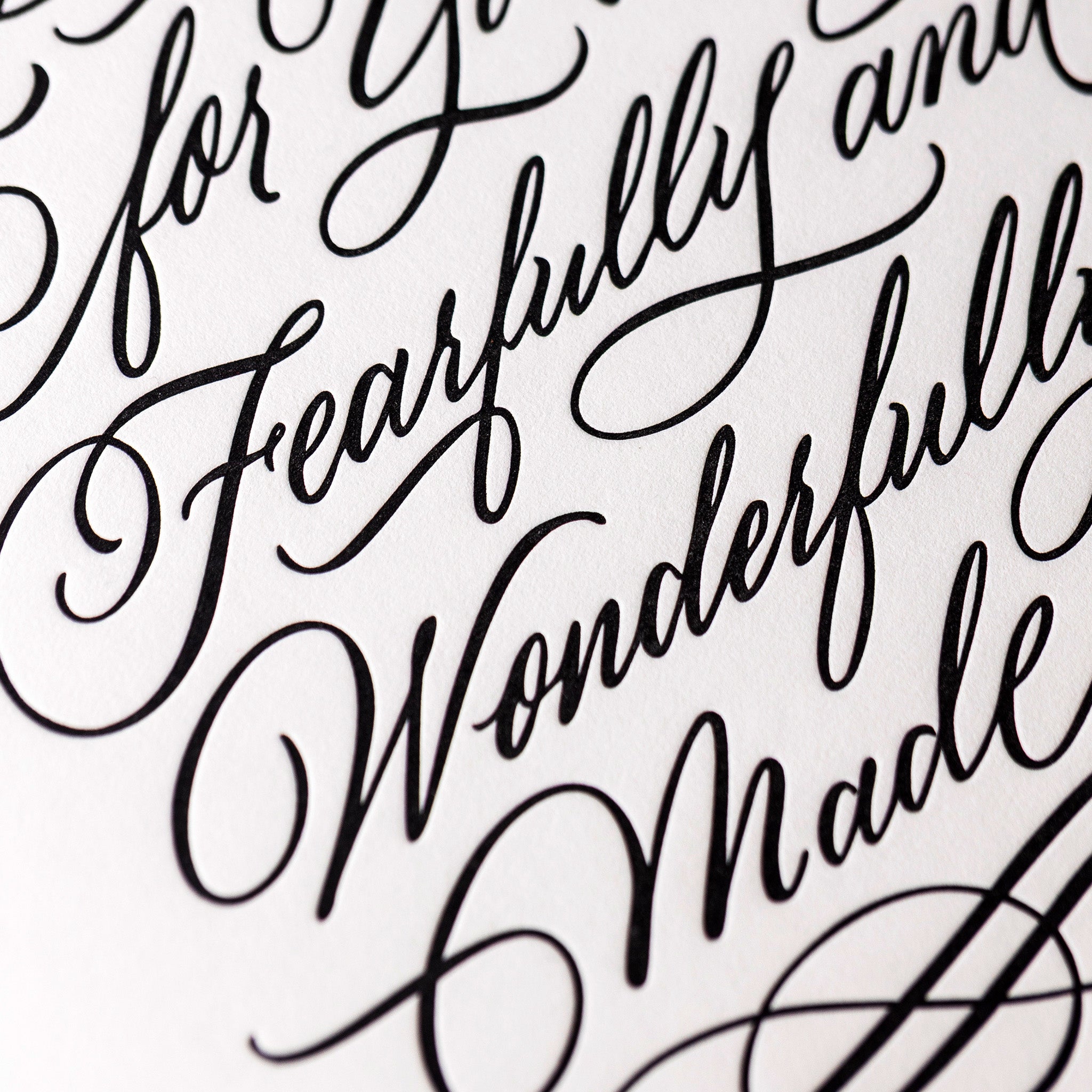 Fearfully & Wonderfully Made