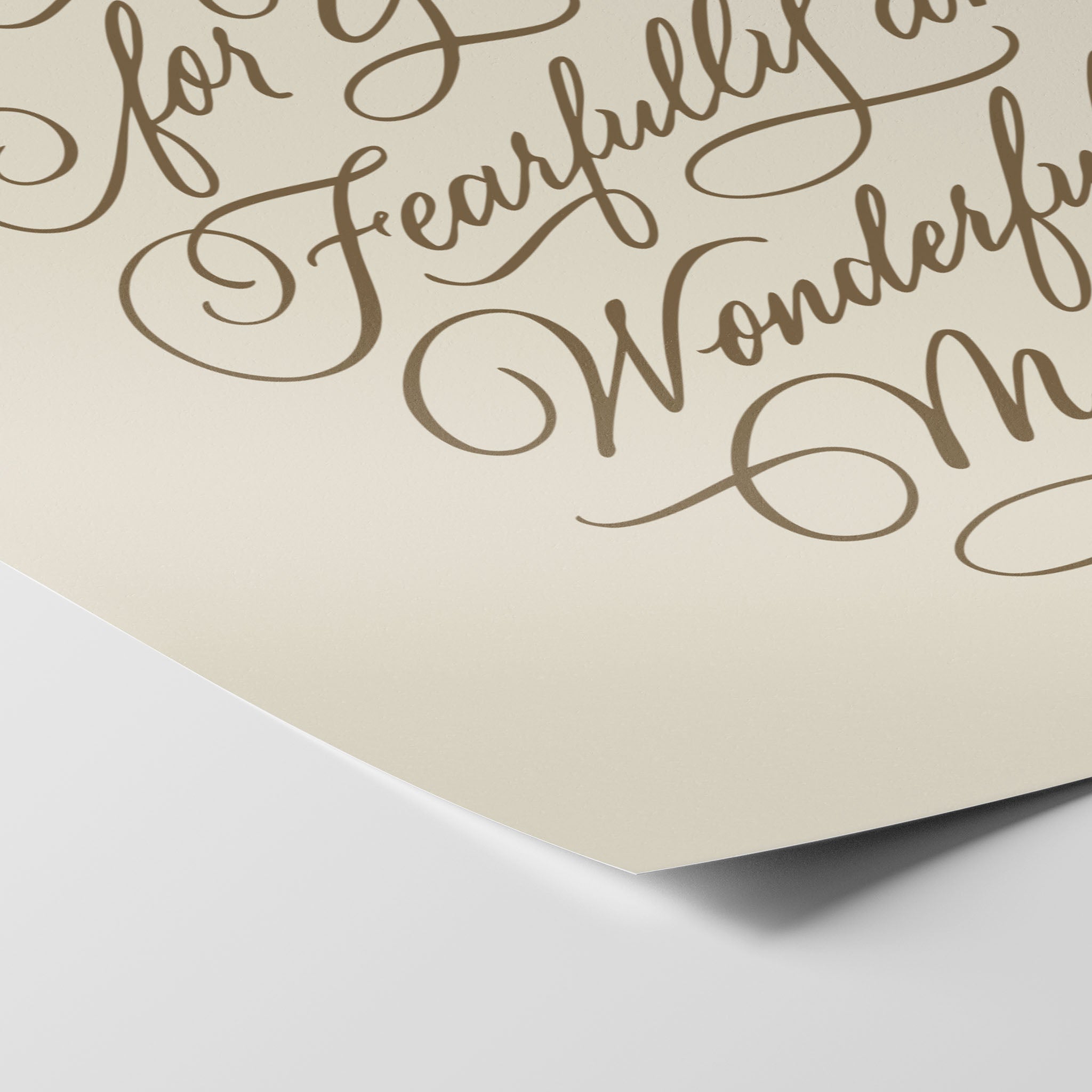 Fearfully & Wonderfully Made