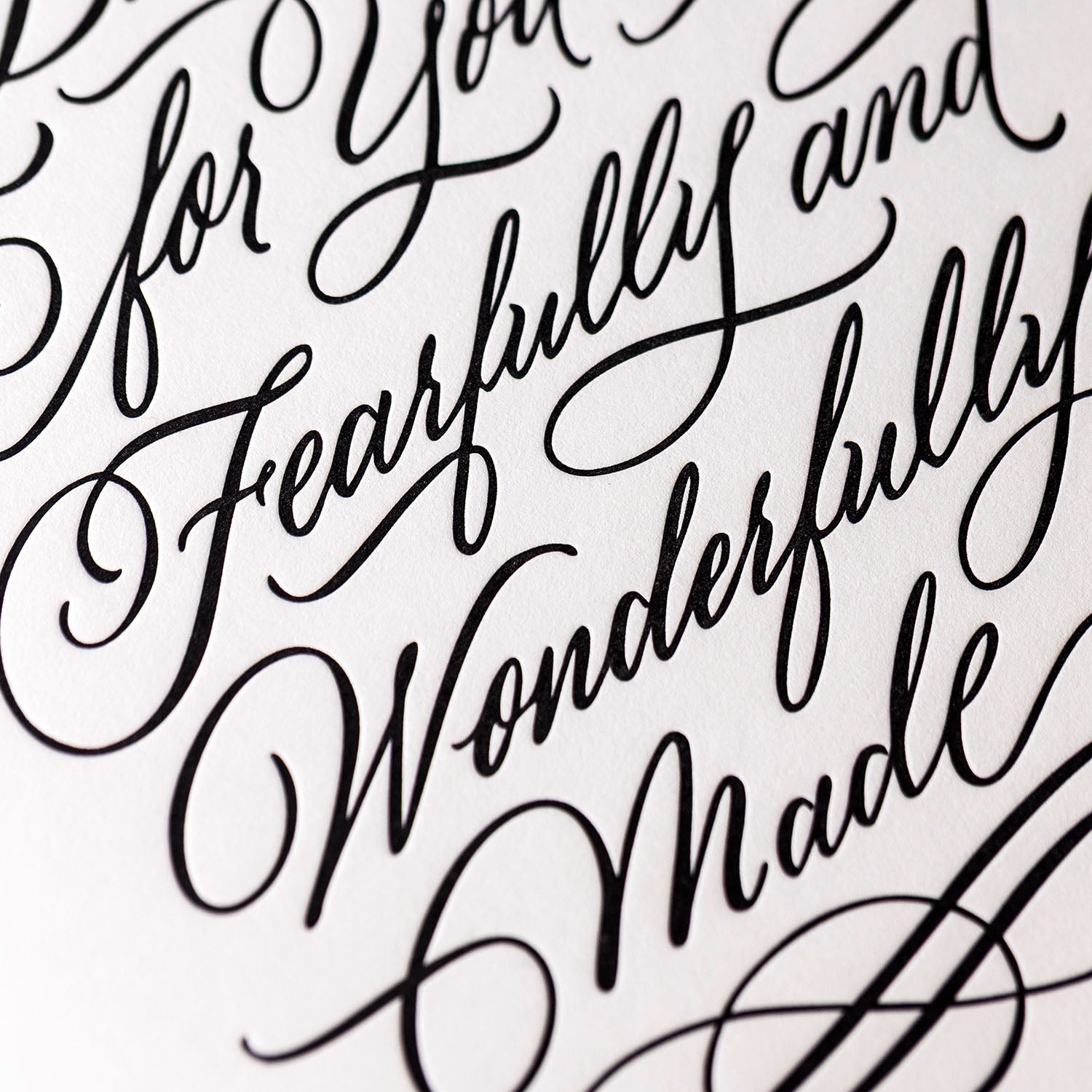 Fearfully & Wonderfully Made