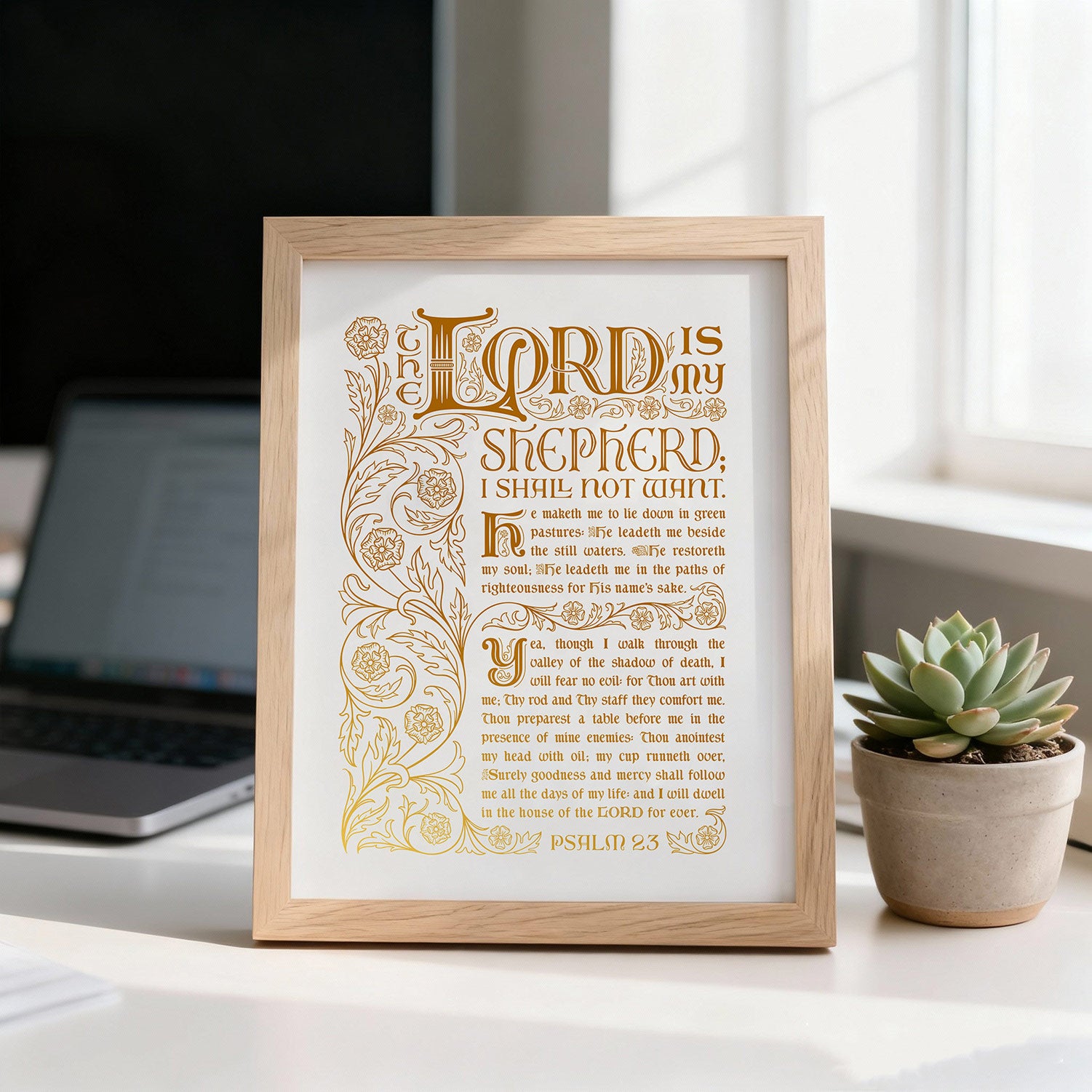 Psalm 23 - Gold
