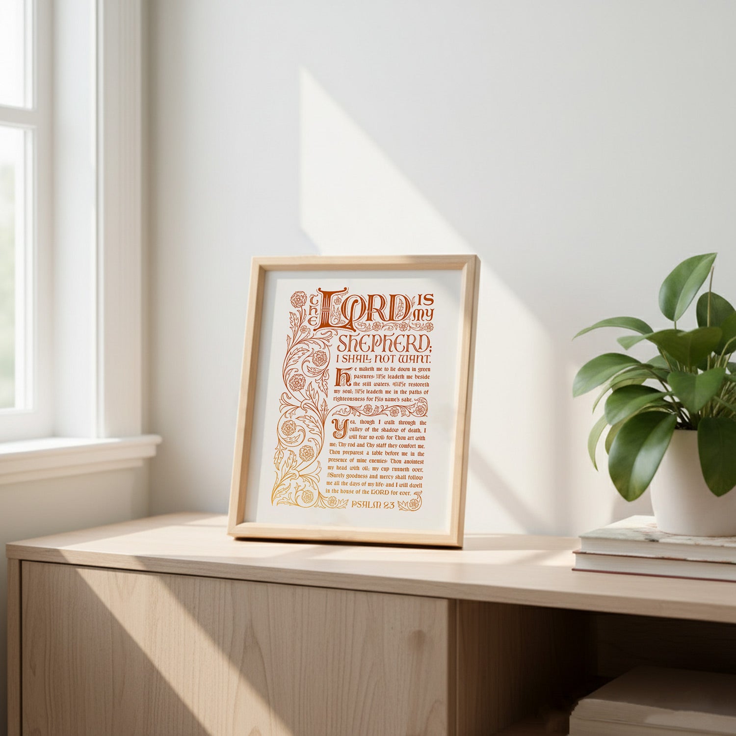 Psalm 23 - Rose Gold